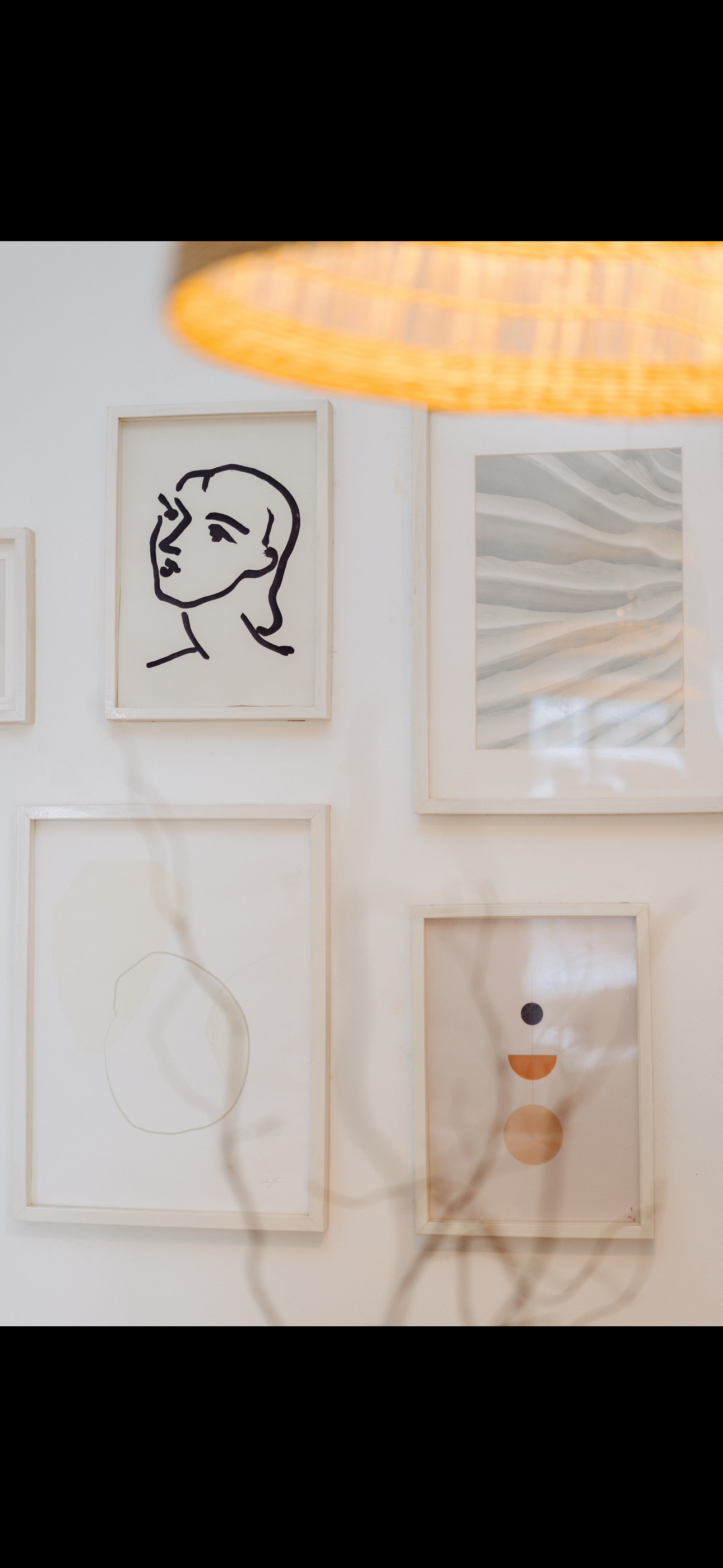 Before & After: Changing Our Dining Room Vibes One Item At A Time  - Abstract art, minimalist design, modern art, abstract