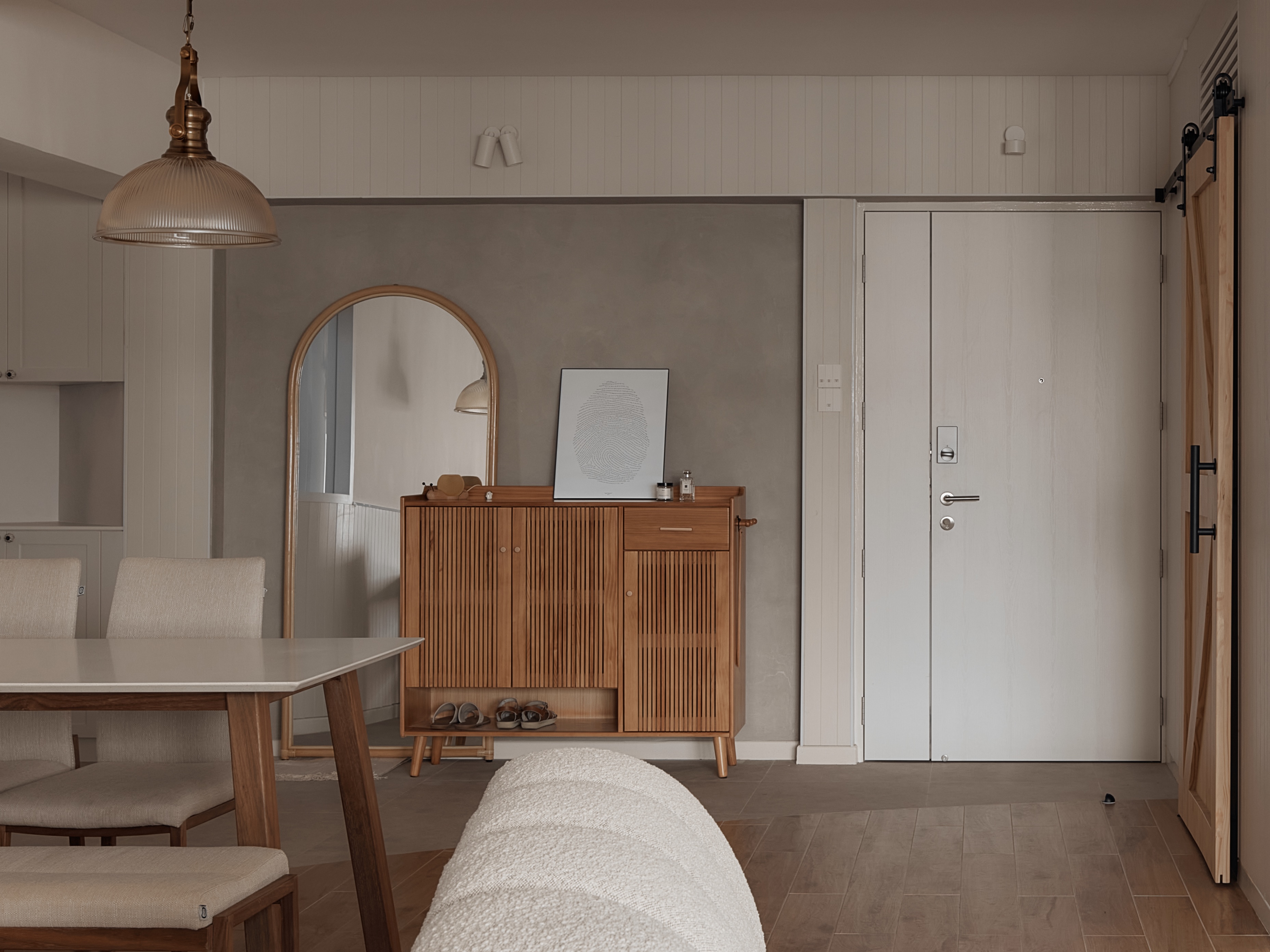 Earthy-Entryway-with-Pops-of-Color:-Ditching-the-built-in-shoe-cabinet