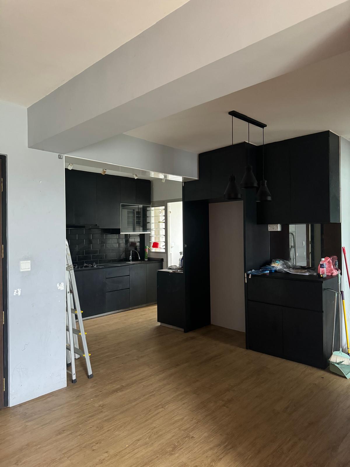Our House-Hunting Journey: Finding 'the One' or Not? - modern kitchen, open-concept design, black cabinets, minimalist style