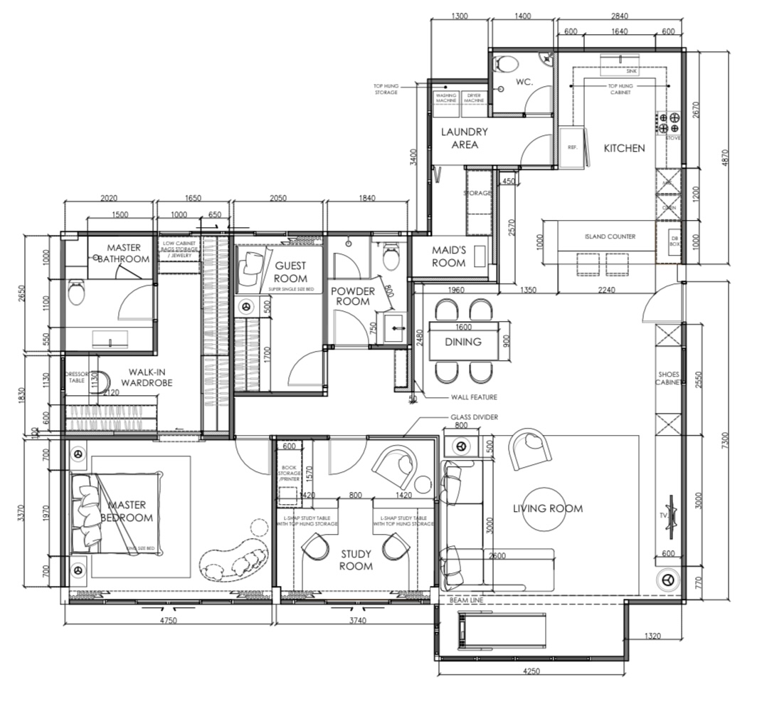 The $50K transformation of a 1,421 sqft apartment