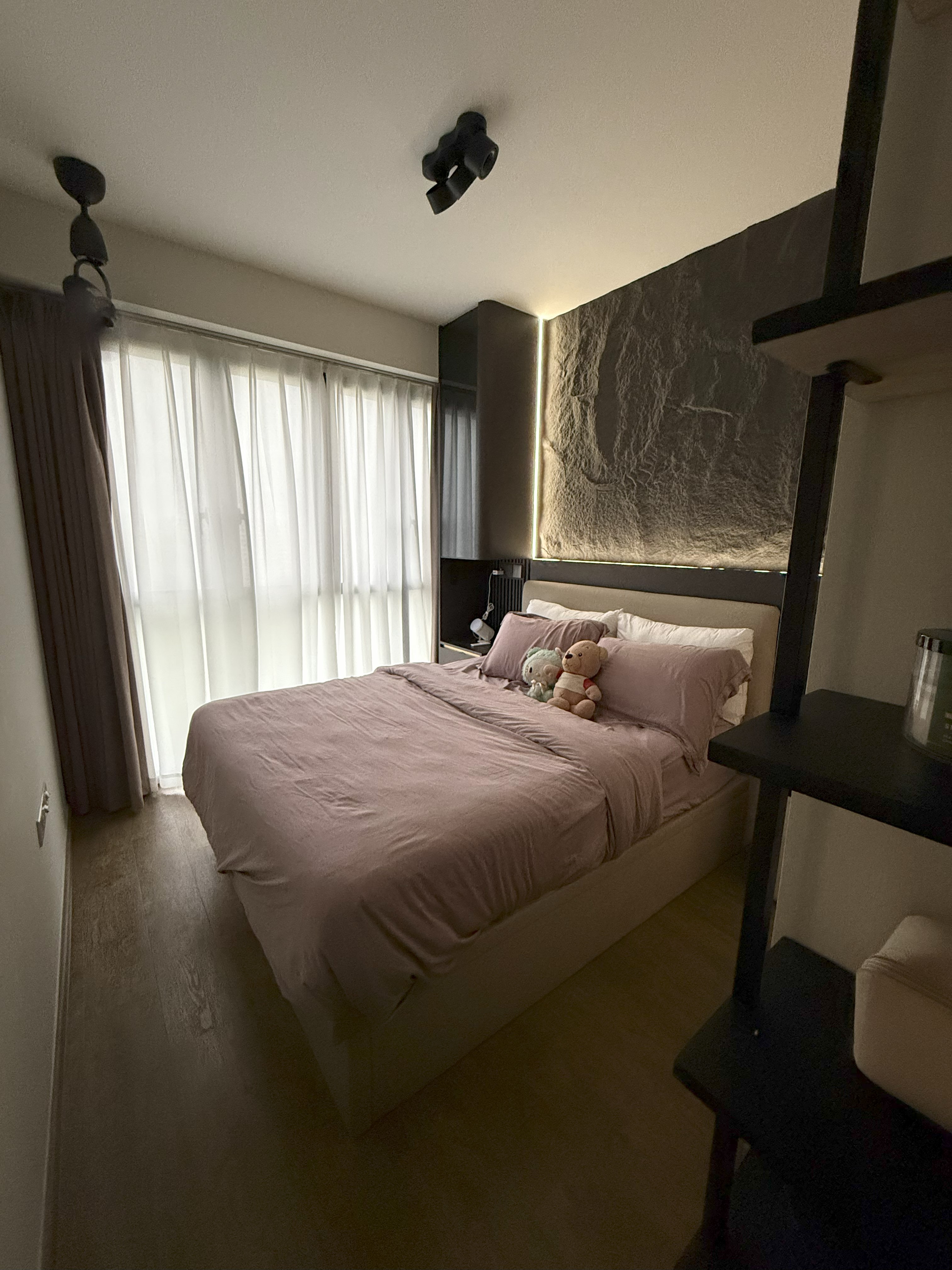 House Tour: Inside the $35K reno of a dark minimalist 3 Bedder EC