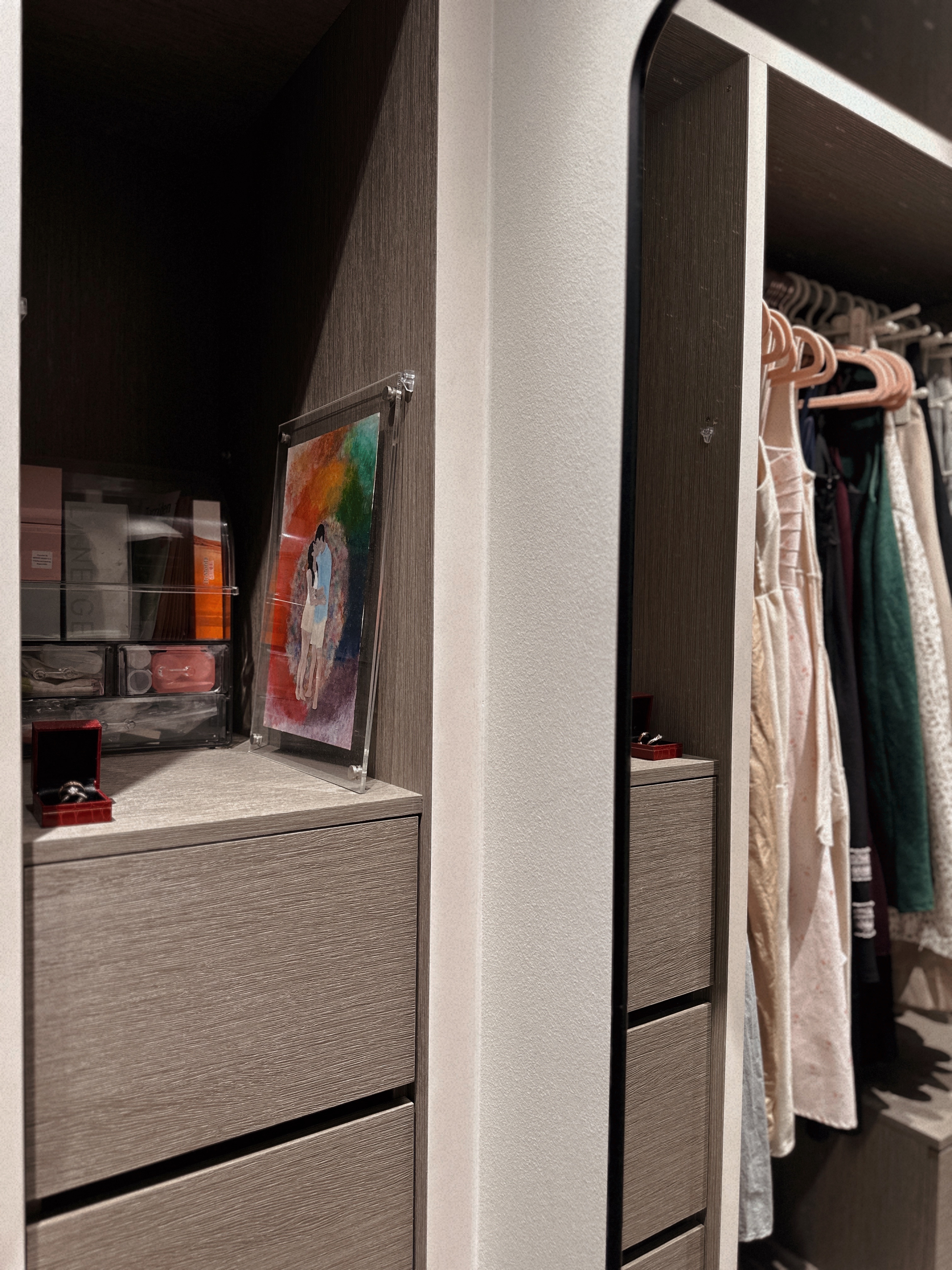 Getting Ready/Unready Without A Dressing Table