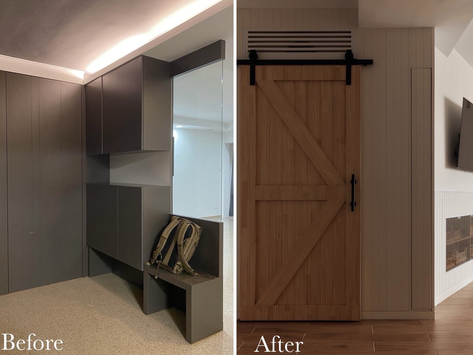 5-room HDB Resale Before-After: From Monotone to Light and Airy