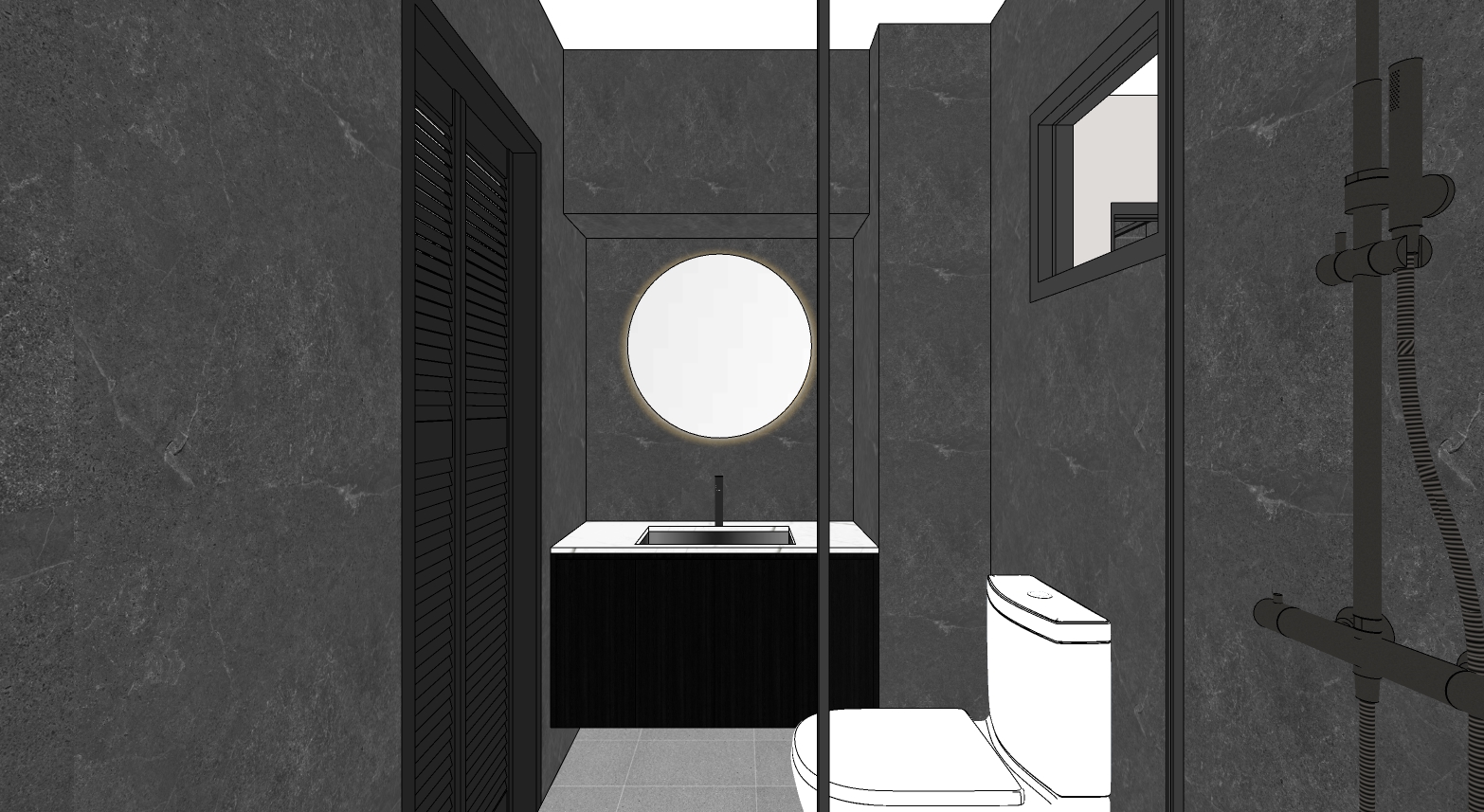 Bathroom: Place of serious business