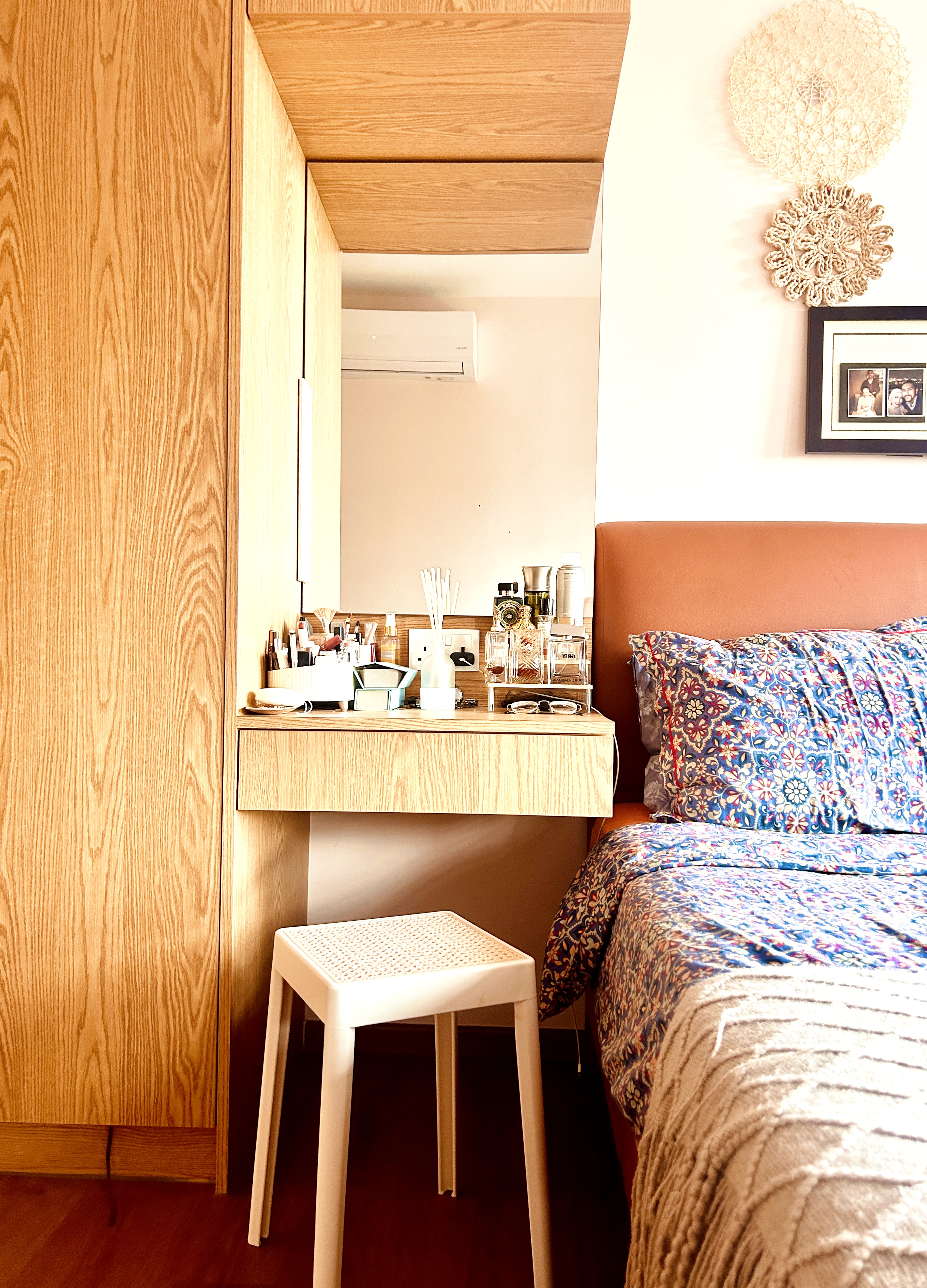 Affordable Elegance: A wardrobe-integrated vanity under $3k