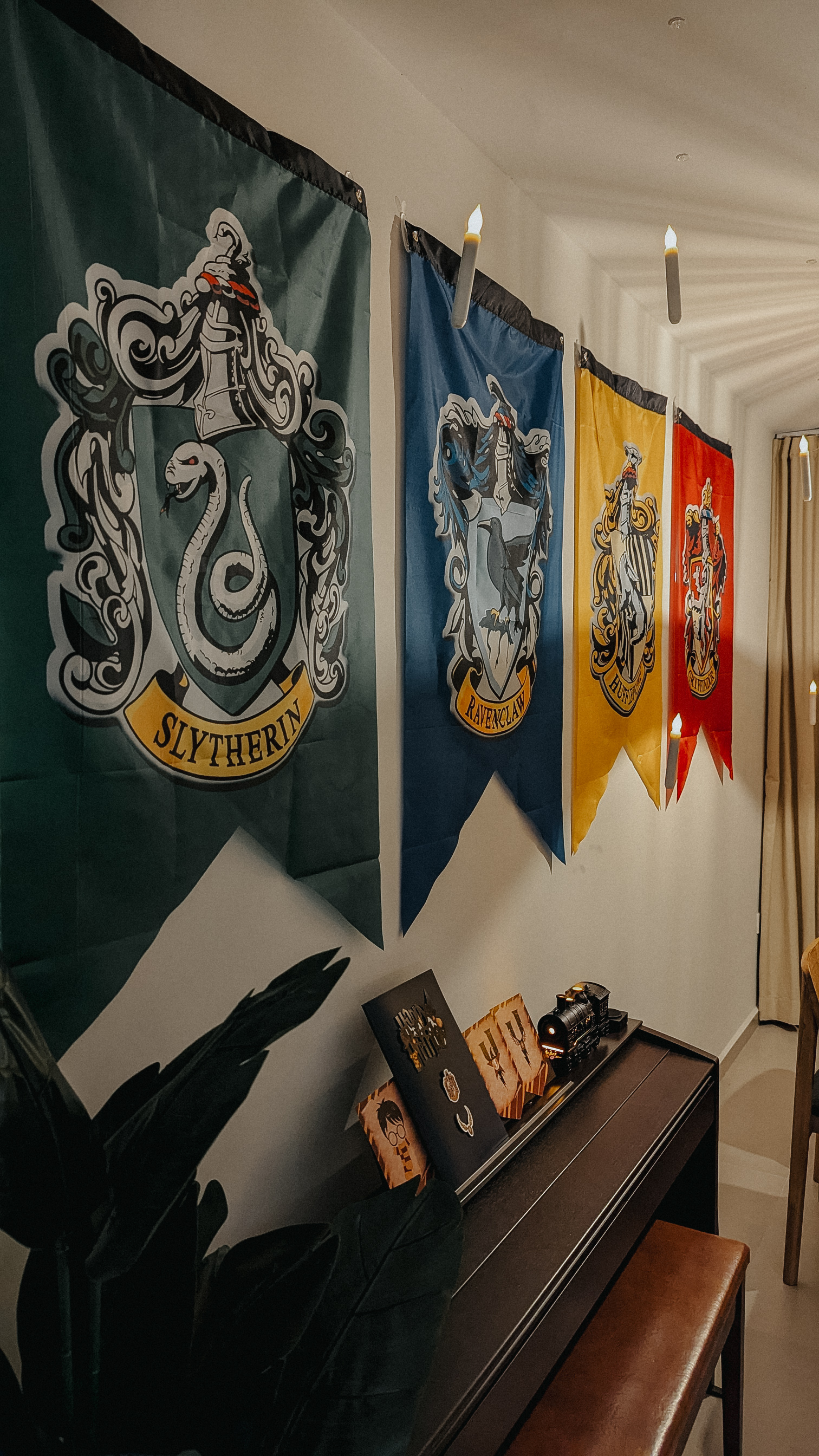 Our living room with a touch of Harry Potter⚡