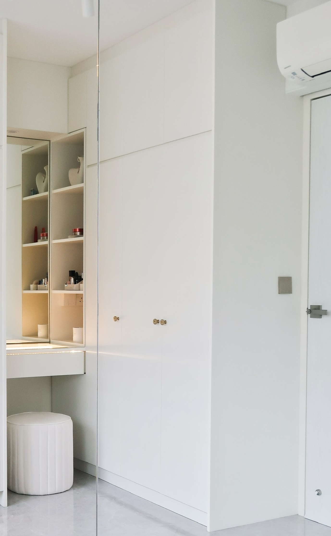 Our Vanity Area: Nestled In Our Walk-In-Wardrobe