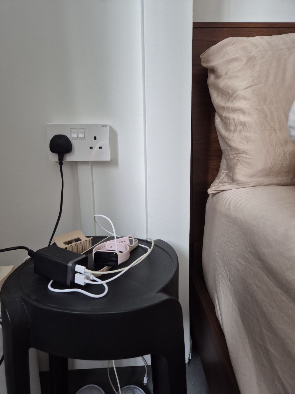 Bedroom: why we shifted the original location of our bedroom door