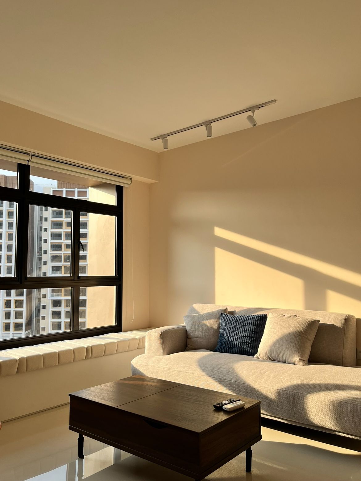 Living Room Cozy Corner Ideas with Sunset View