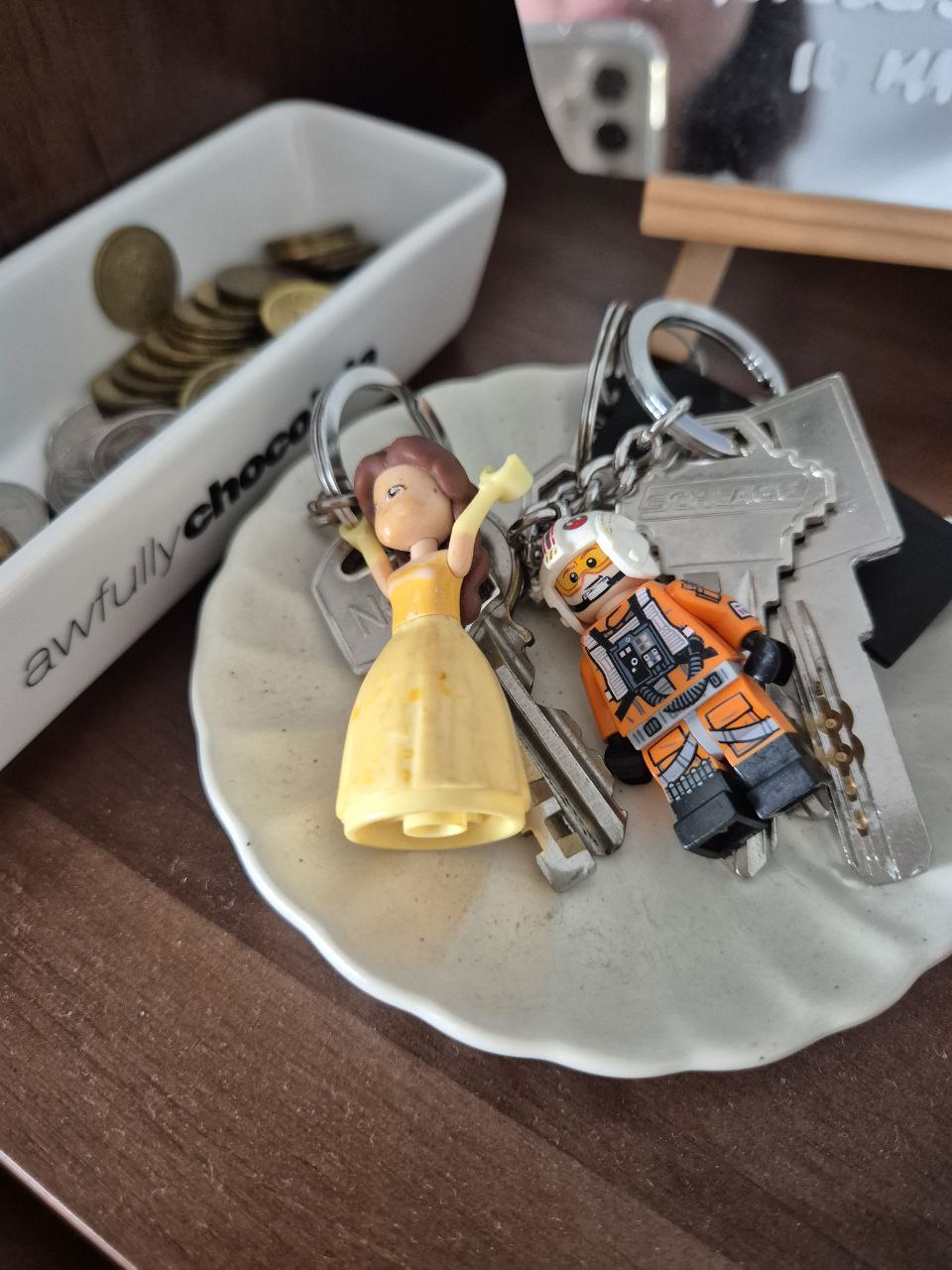 Entryway: featuring our many knick-knacks in our home