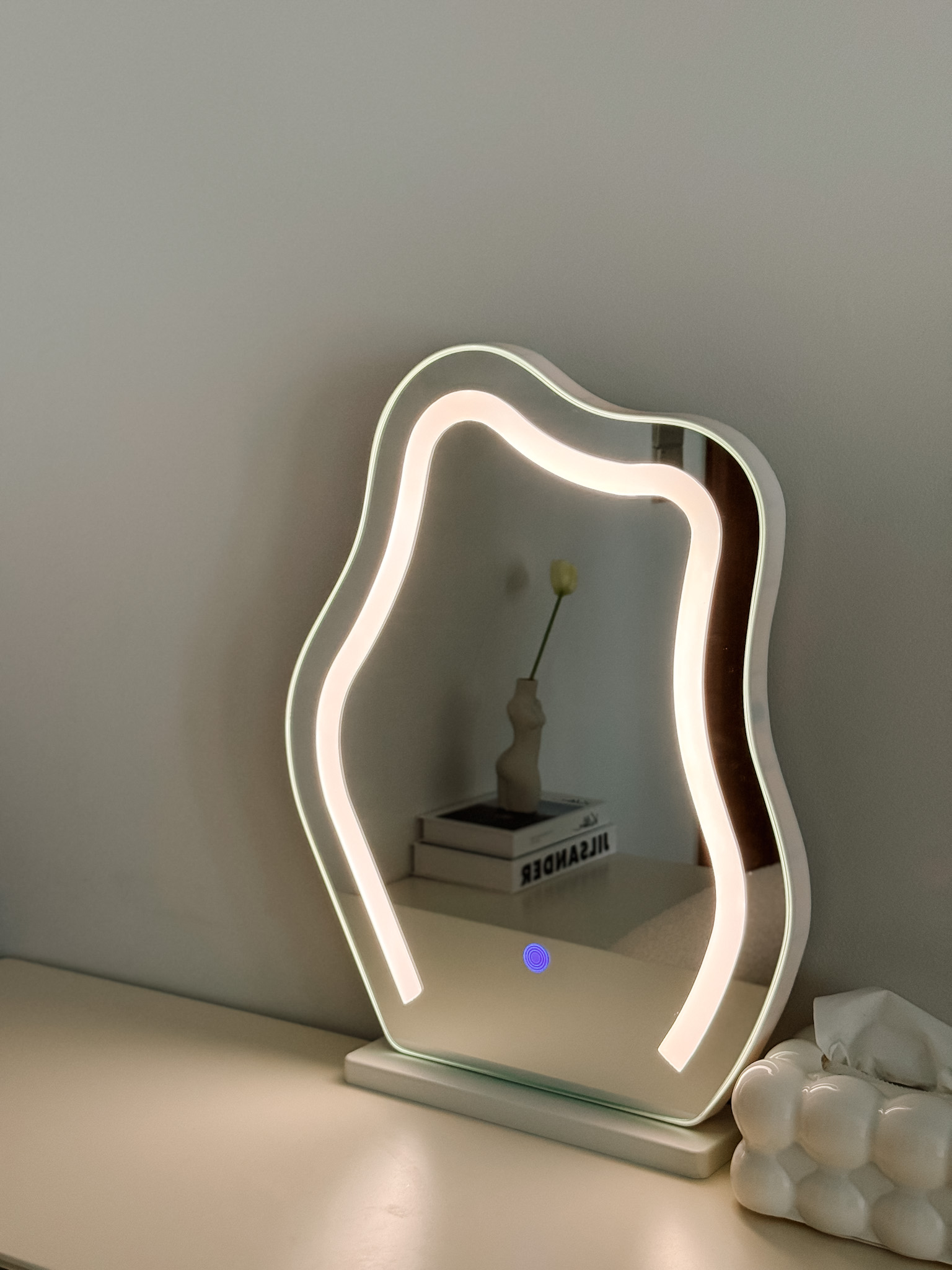 Our cosy Taobao vanity corner under $500, with custom drawers!