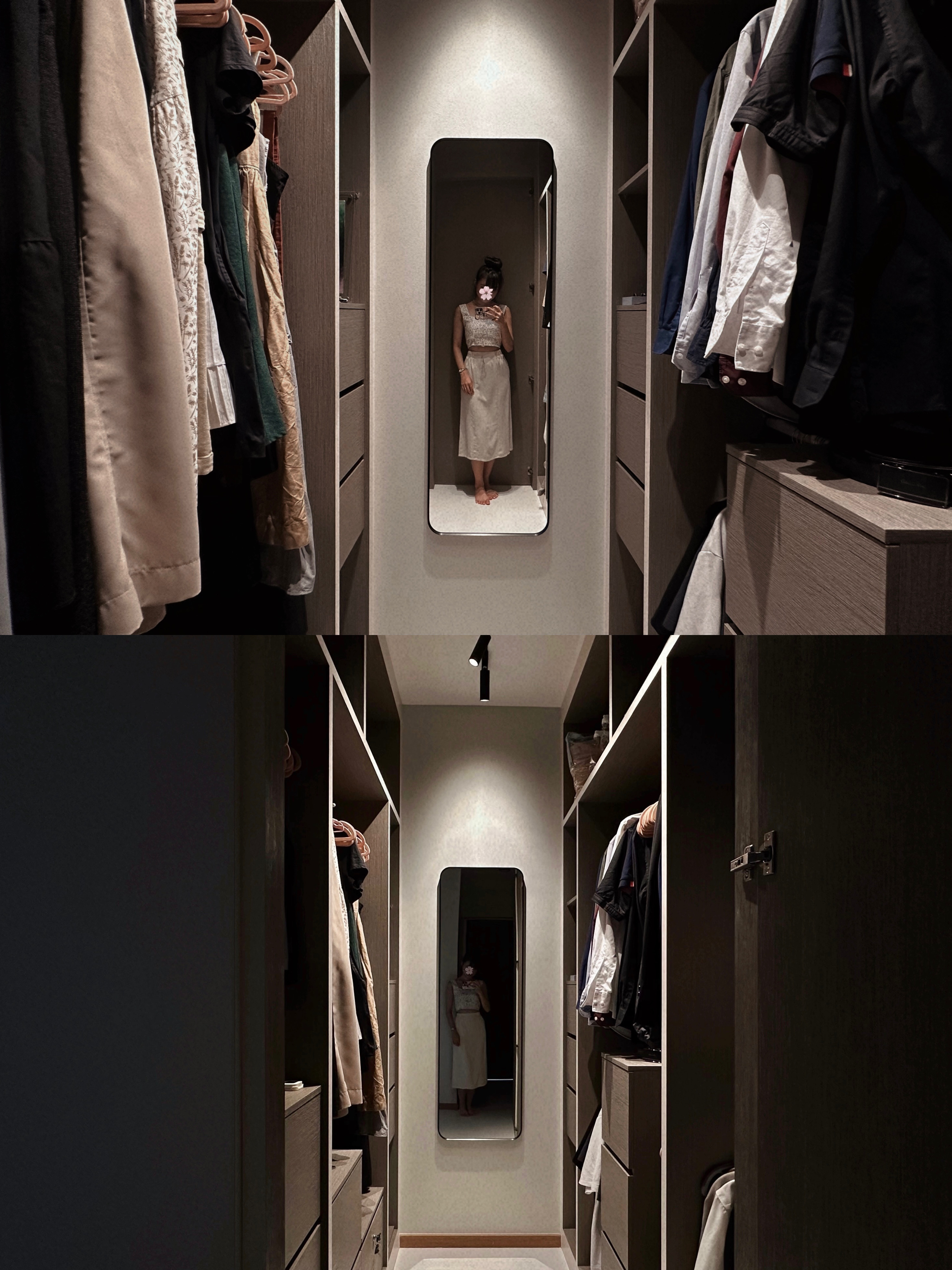 Our Bedroom: Houses A One-Door Walk-in Wardrobe With No Hacking!