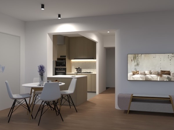 Renders VS Reality: Minimalist Kitchen Edition