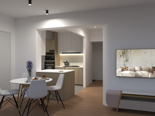 Renders VS Reality: Minimalist Kitchen Edition