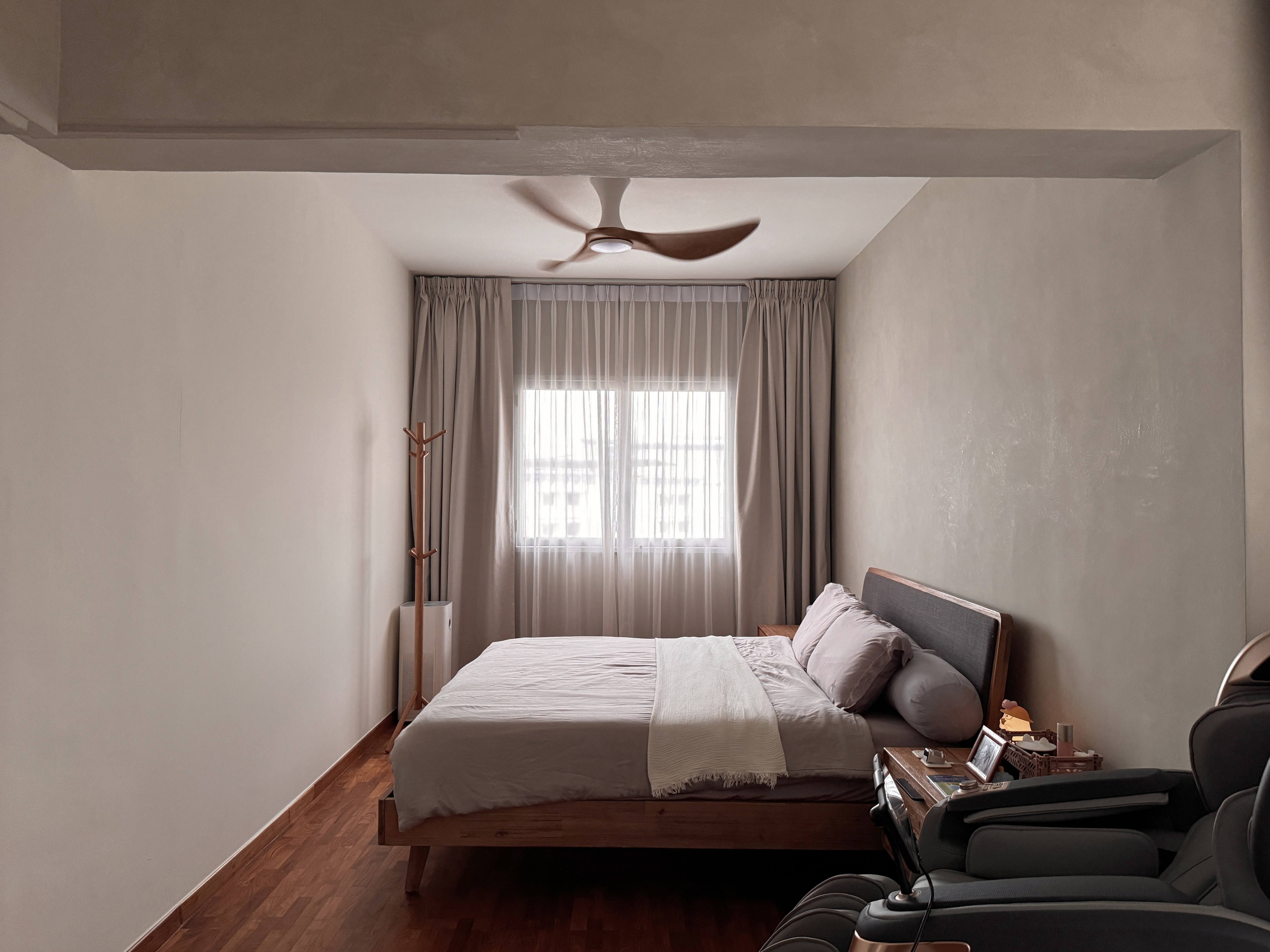 Our Limewash-effect Bedroom Using Textured Paint!