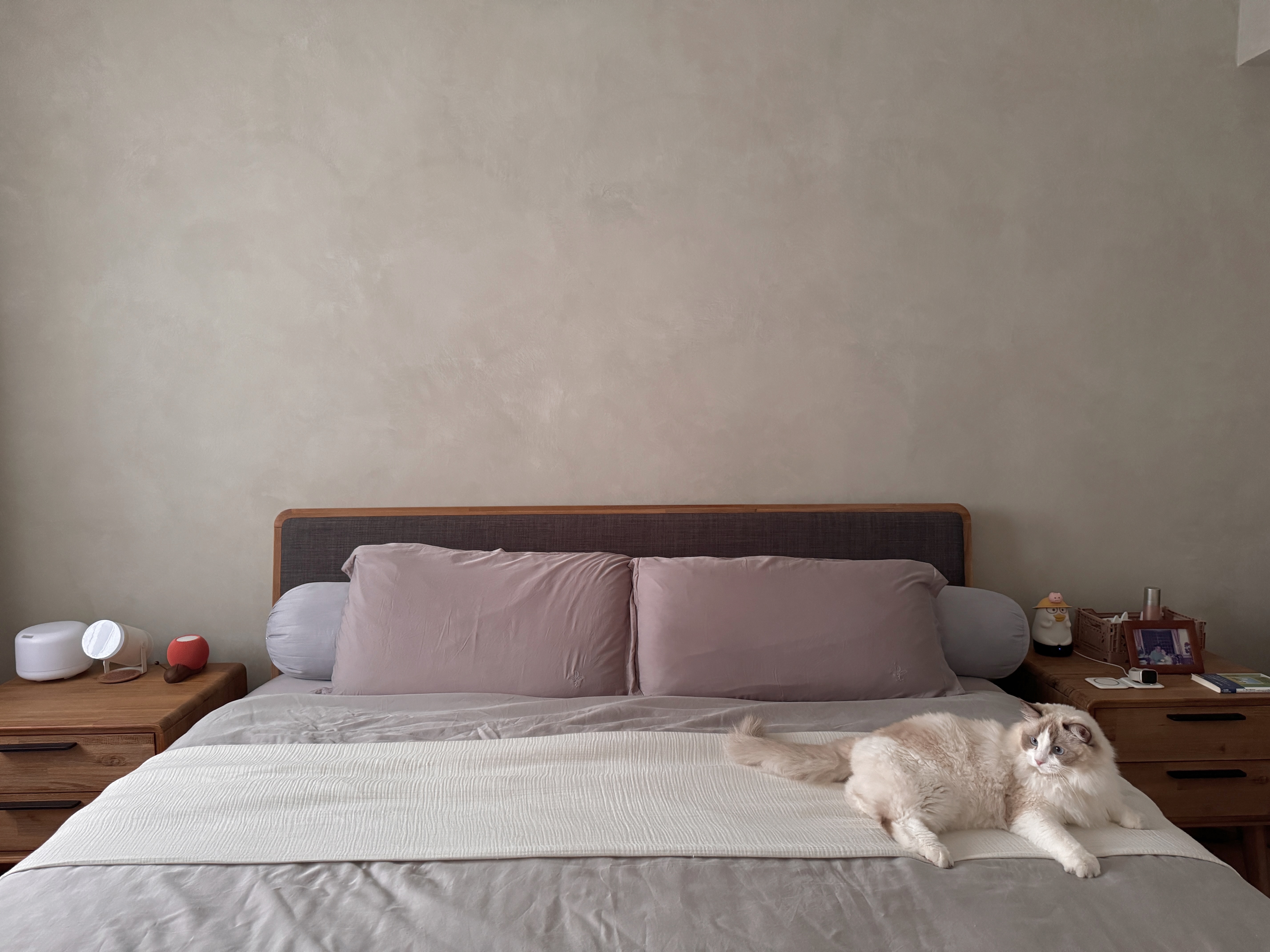 Our Limewash-effect Bedroom Using Textured Paint!