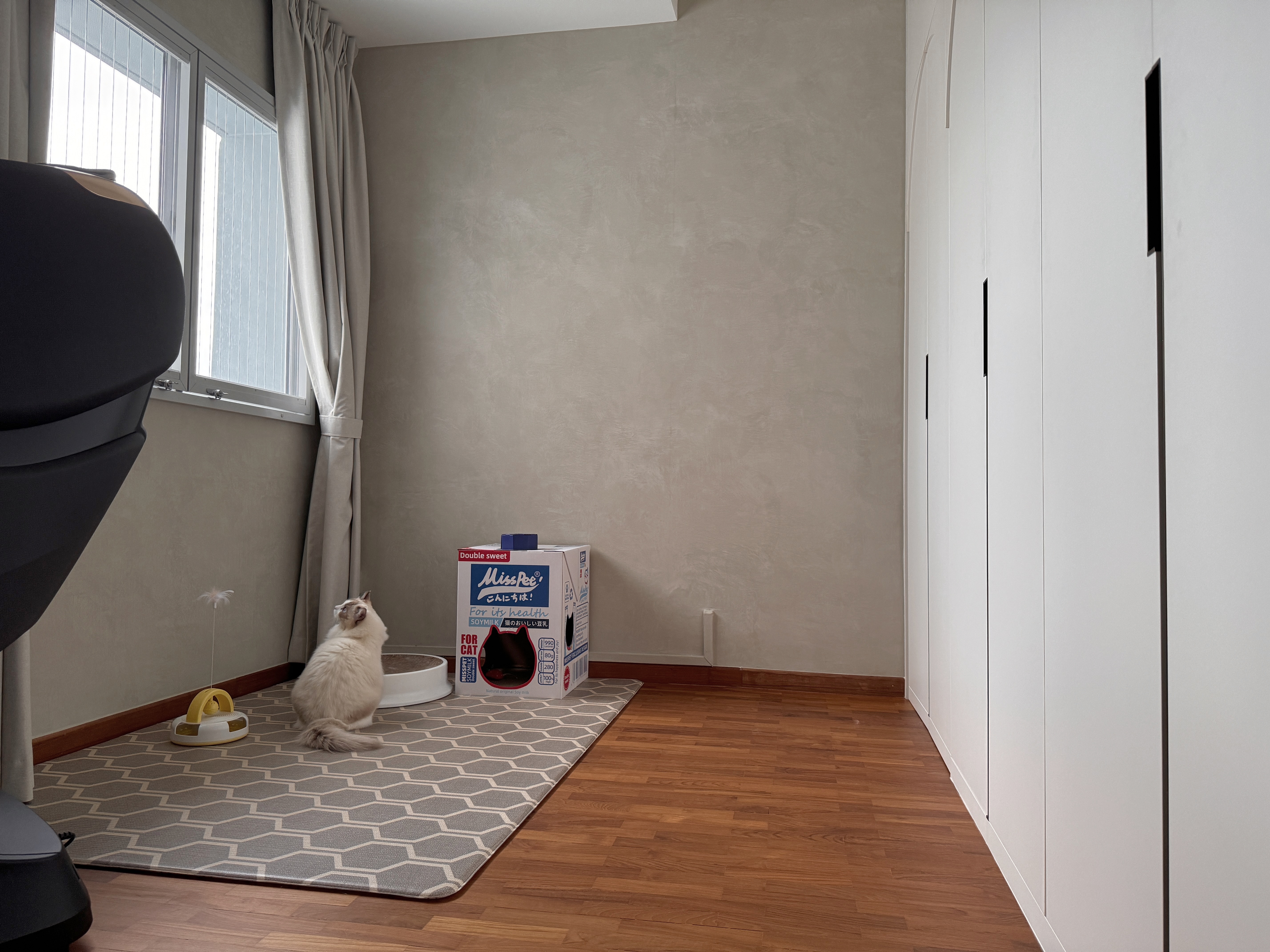 Our Limewash-effect Bedroom Using Textured Paint!