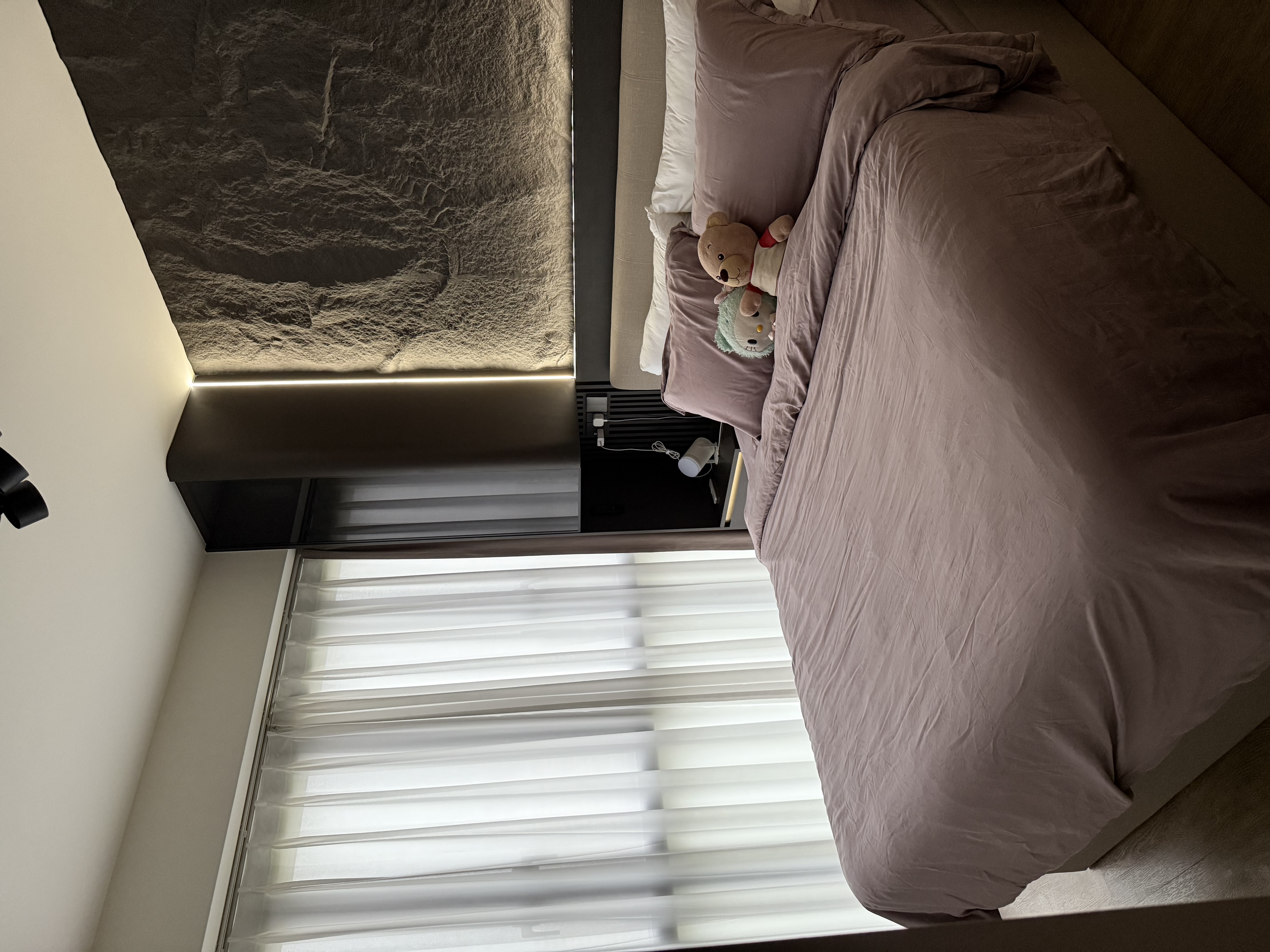 Our bedroom: A Theatric cavern