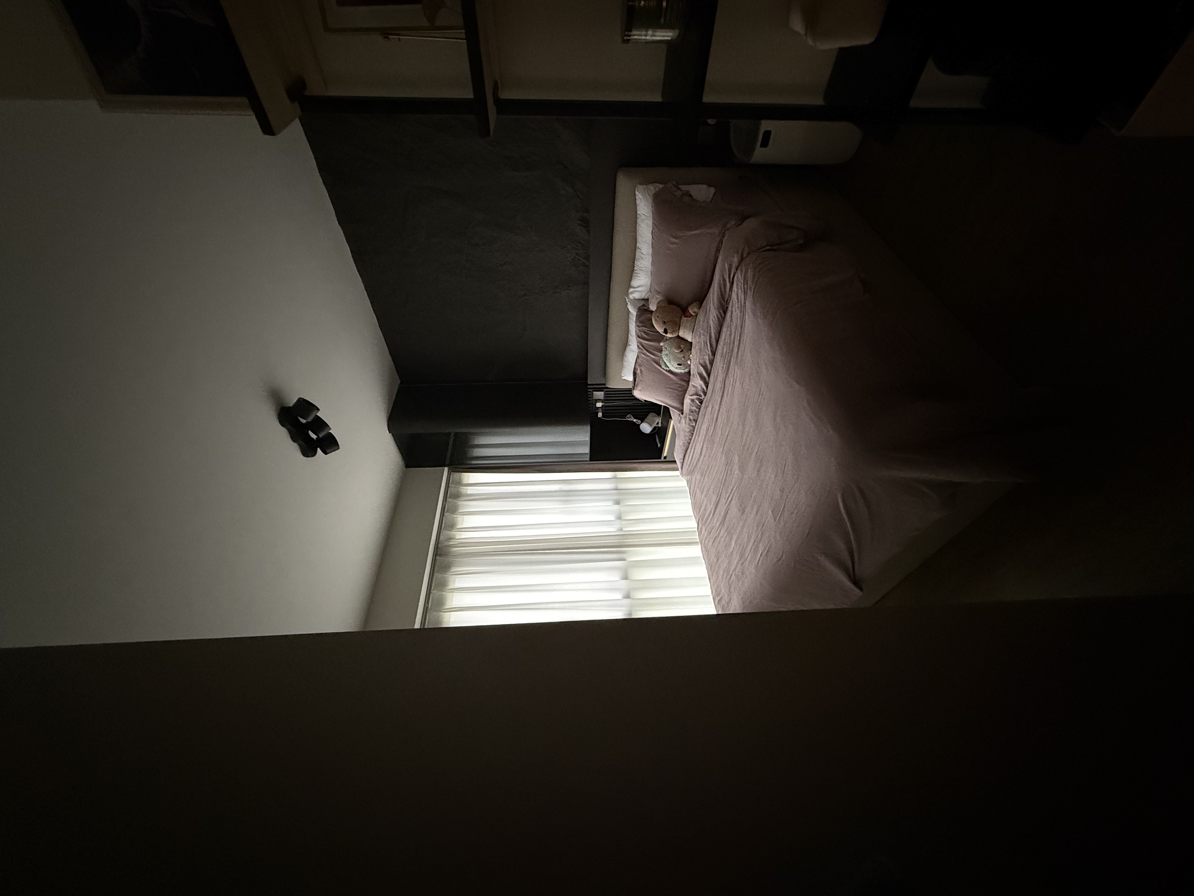 Our bedroom: A Theatric cavern