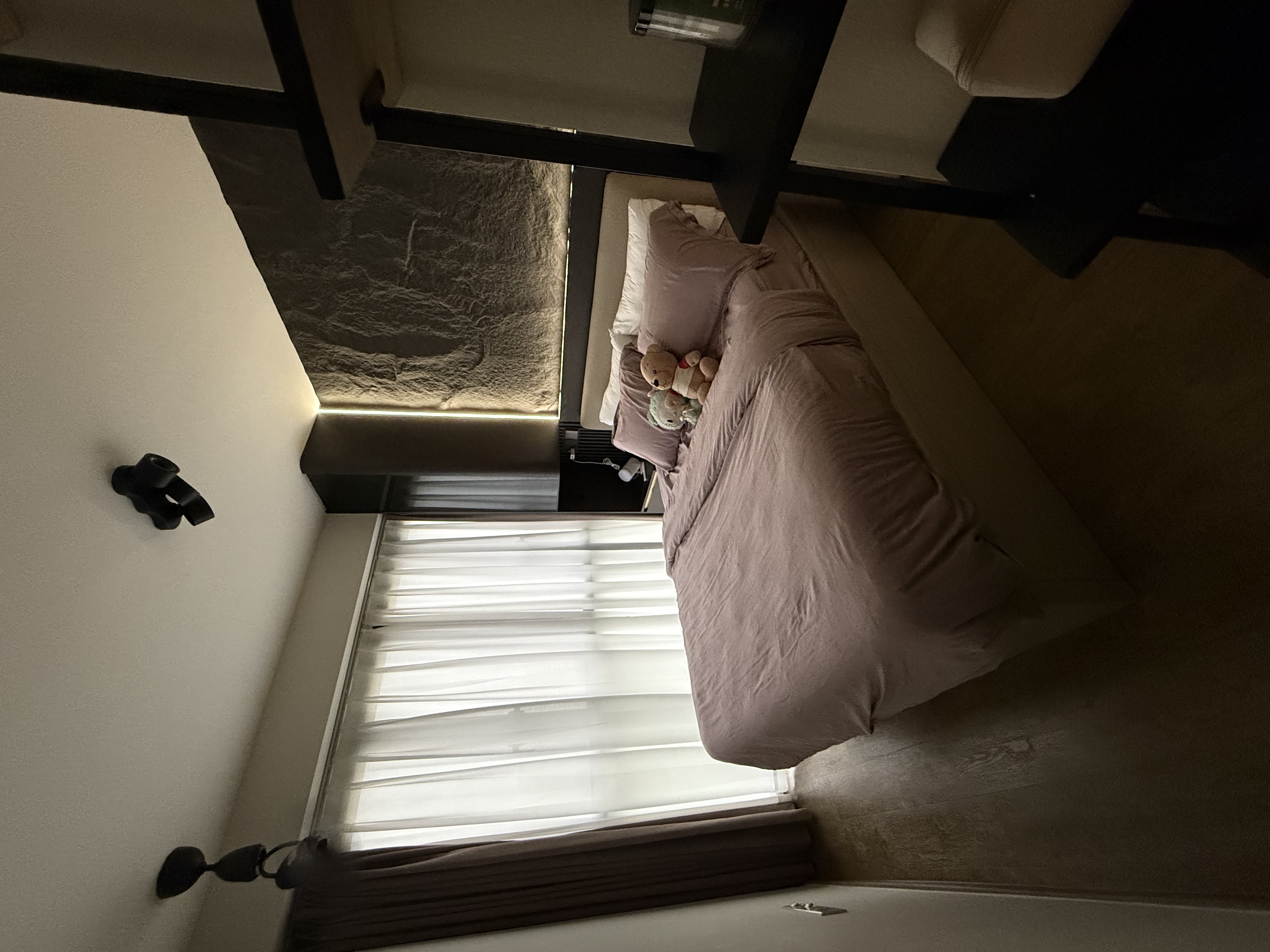 Our bedroom: A Theatric cavern