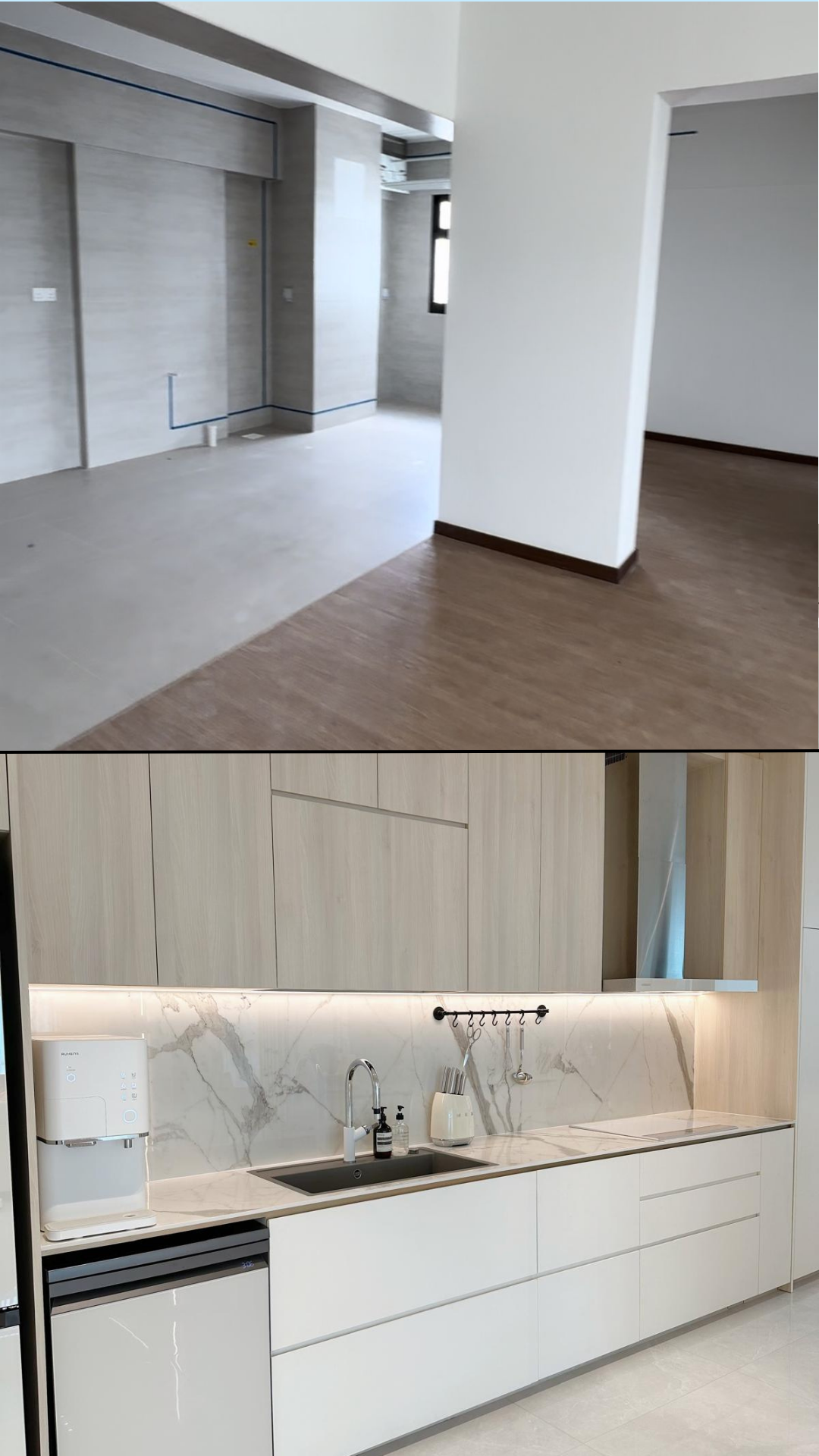 Before-&-After:-Japandi-Luxe-Kitchen-&-Dining-Area