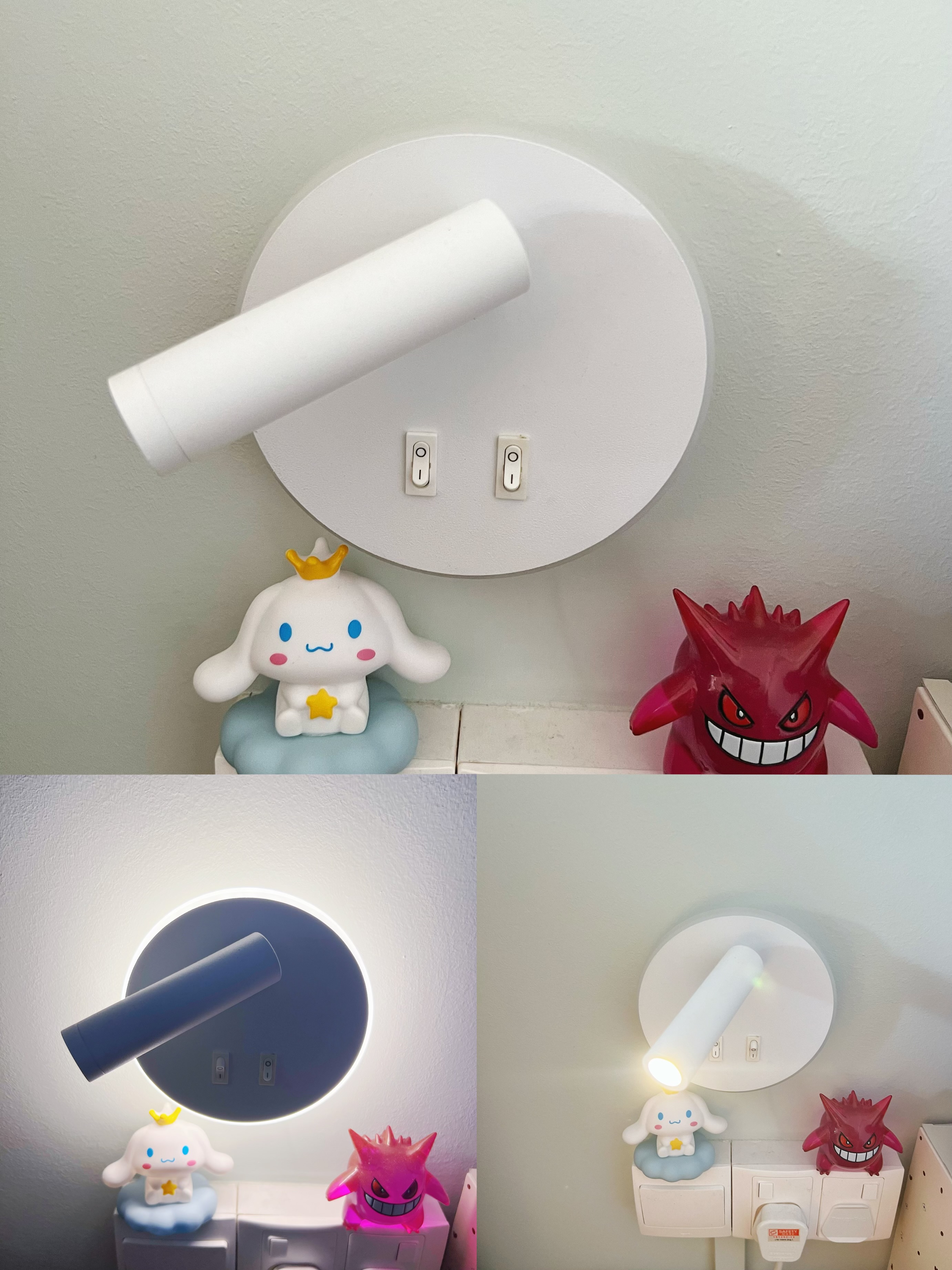 Cozy minimalist master bedroom with walk-in wardrobe