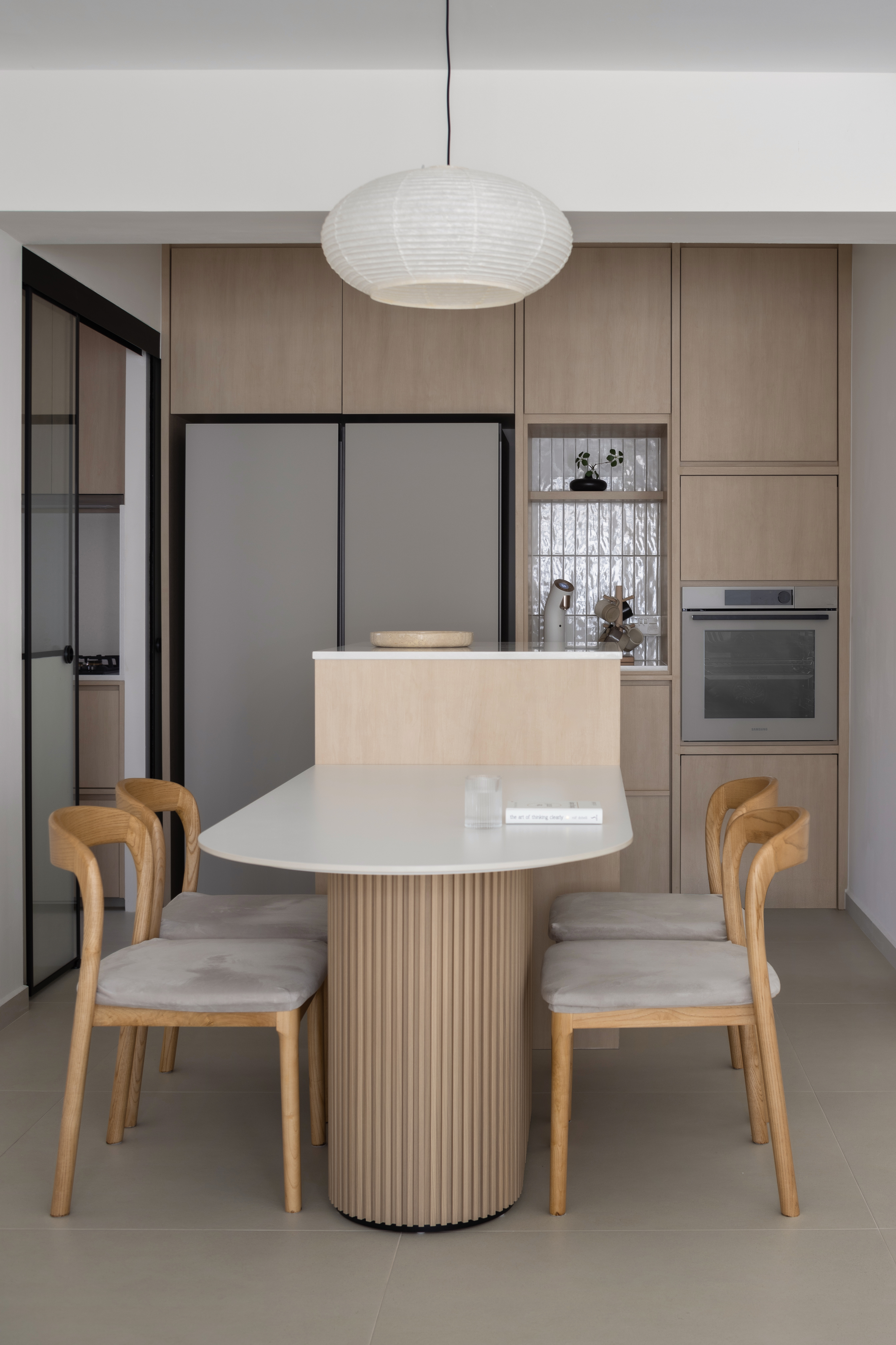 Our Dining Space: Serenity in Simplicity