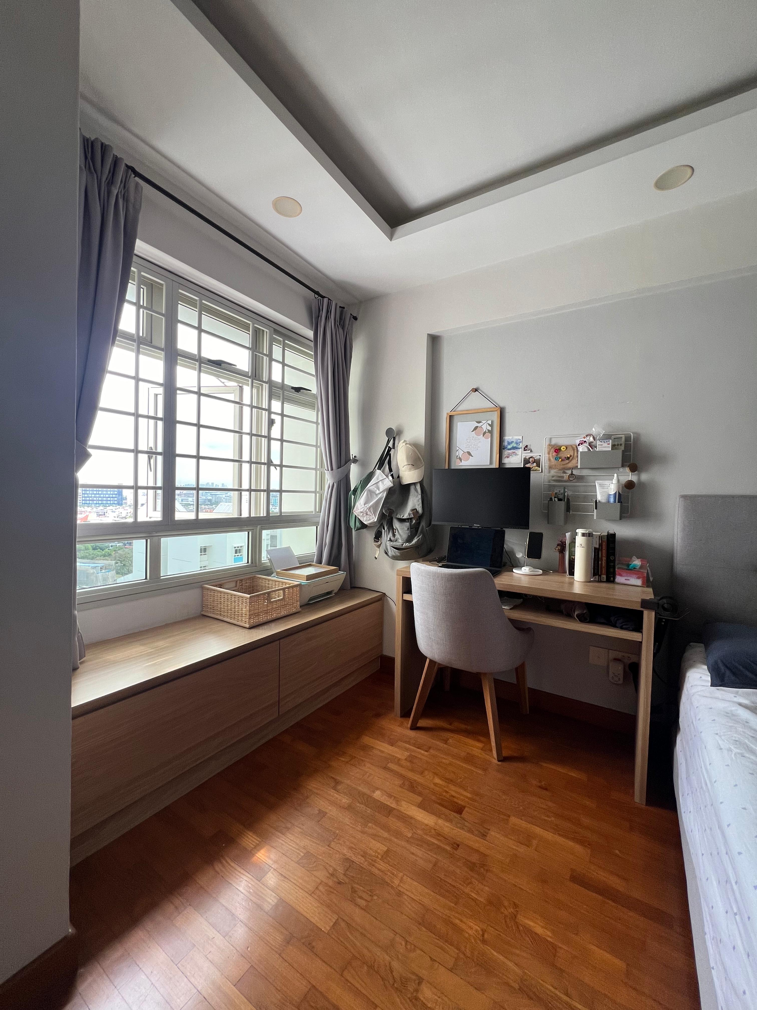 A Peek Inside Our 3.2m x 6.7m Master Bedroom and WFH Space