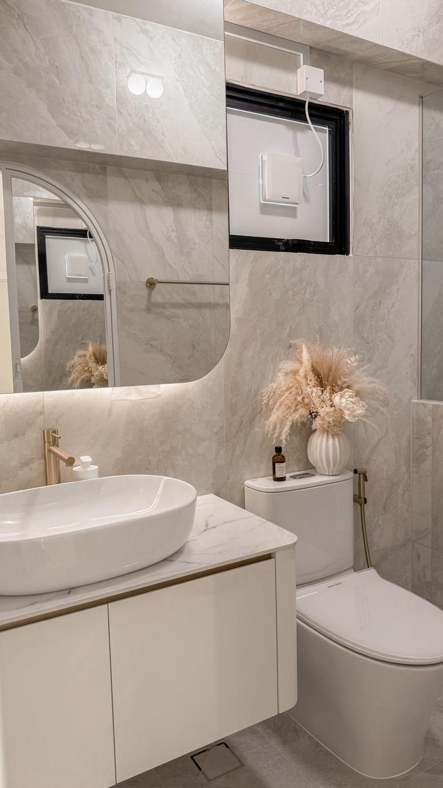 Renders vs reality: Japandi Luxe Master Bedroom & Bathrooms