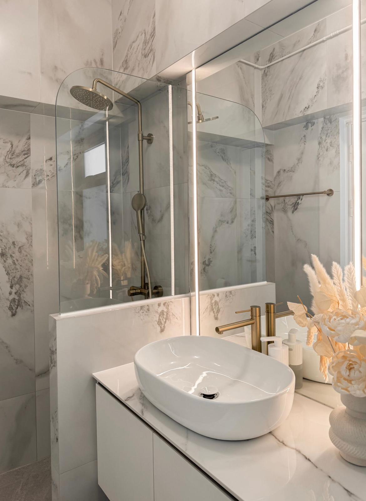 Renders vs reality: Japandi Luxe Master Bedroom & Bathrooms