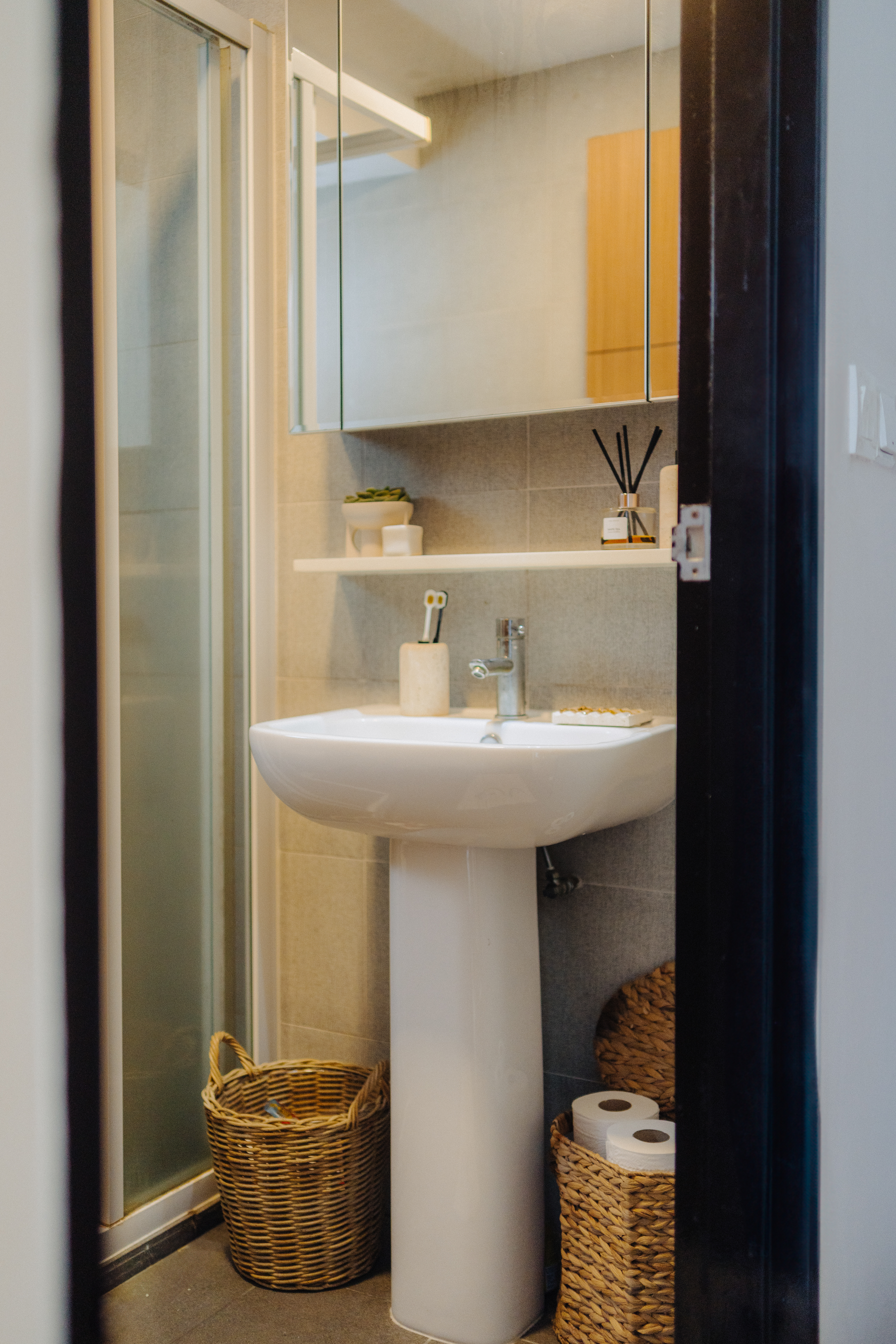 Our Neutral Grey Master Bathroom: Styling Tips To Make It Spa-Like