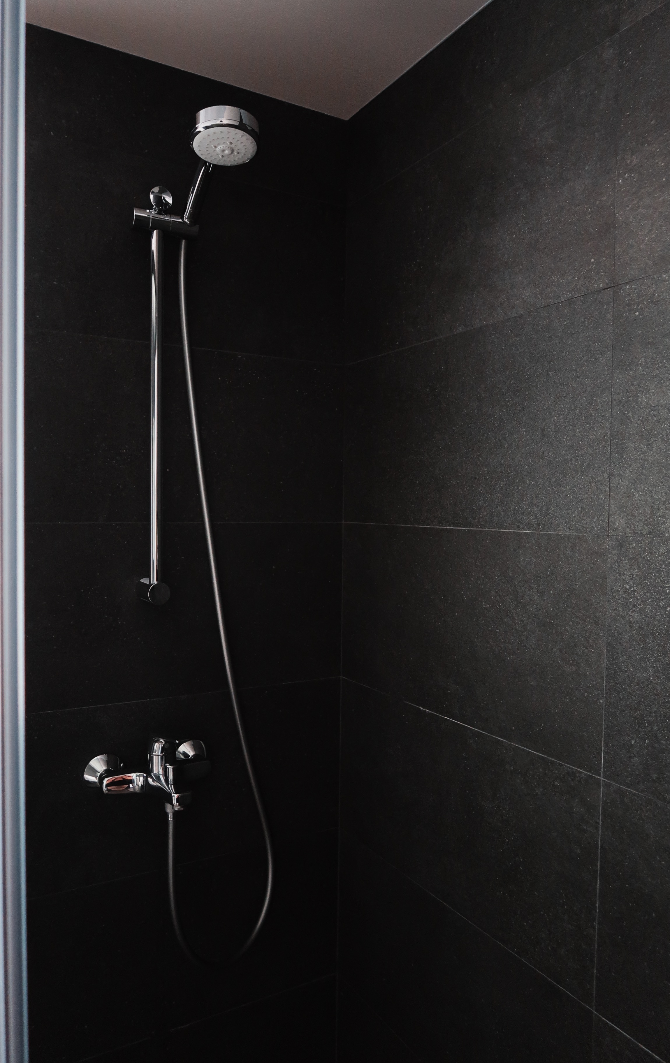 Our Master Bathroom: Where Dark Tiles & Aesop Combine