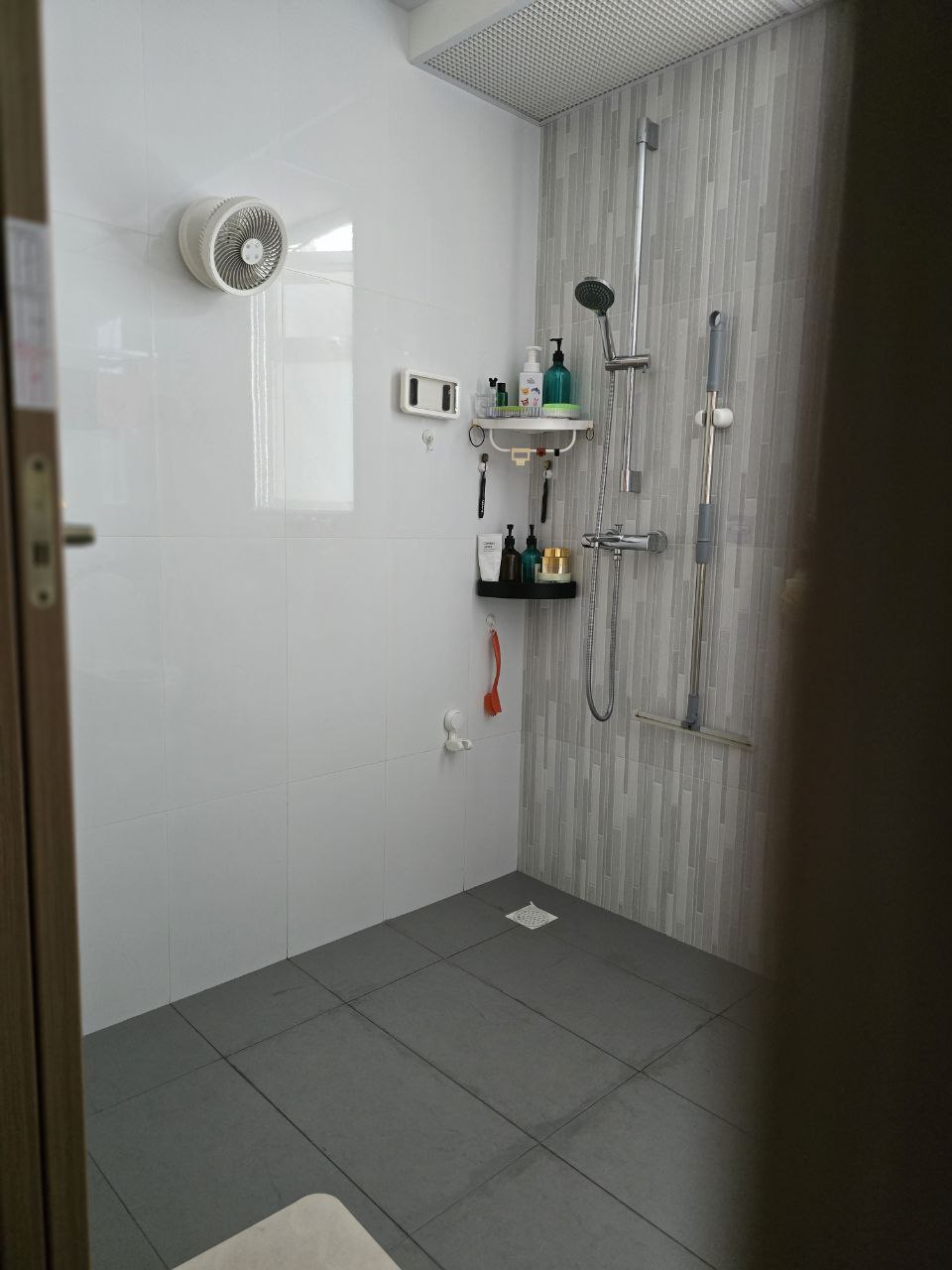 Our Bathroom: No Glass Panel with Round Basin