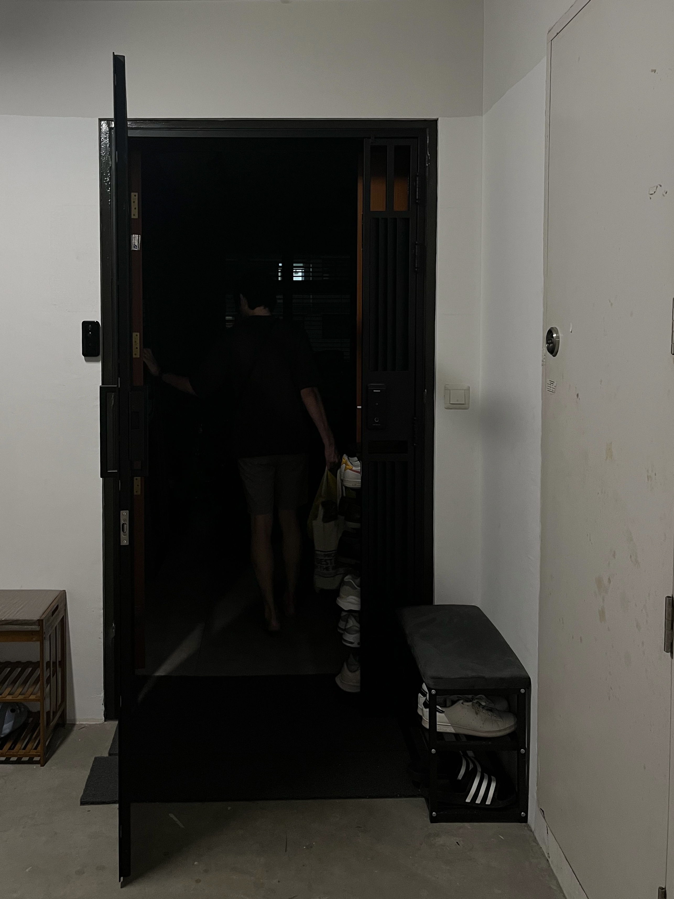 How We Created Our Entryway Without a Foyer Space