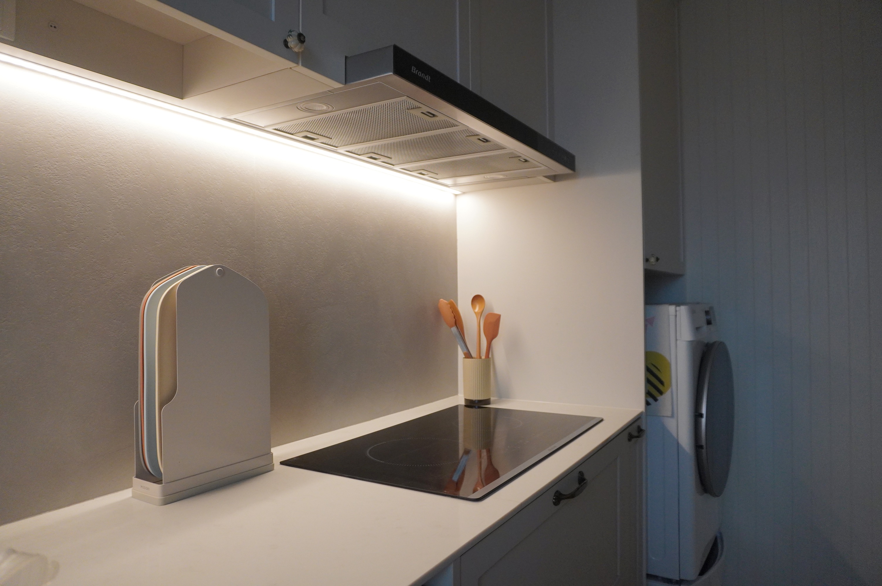 See How We Optimize Storage Space in Small Kitchen with Awkward Layout