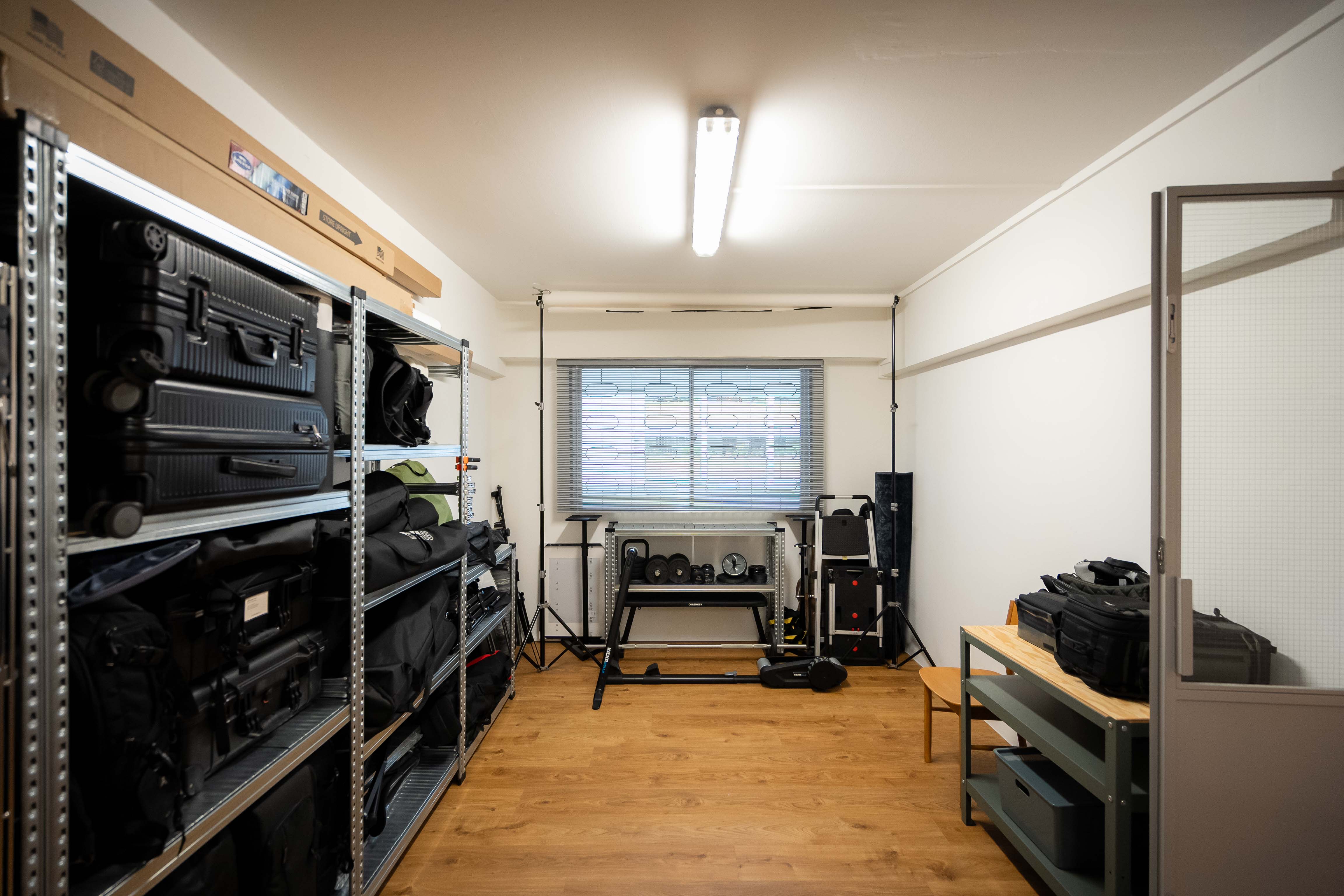 A peek into a photographer's home workspace/studio