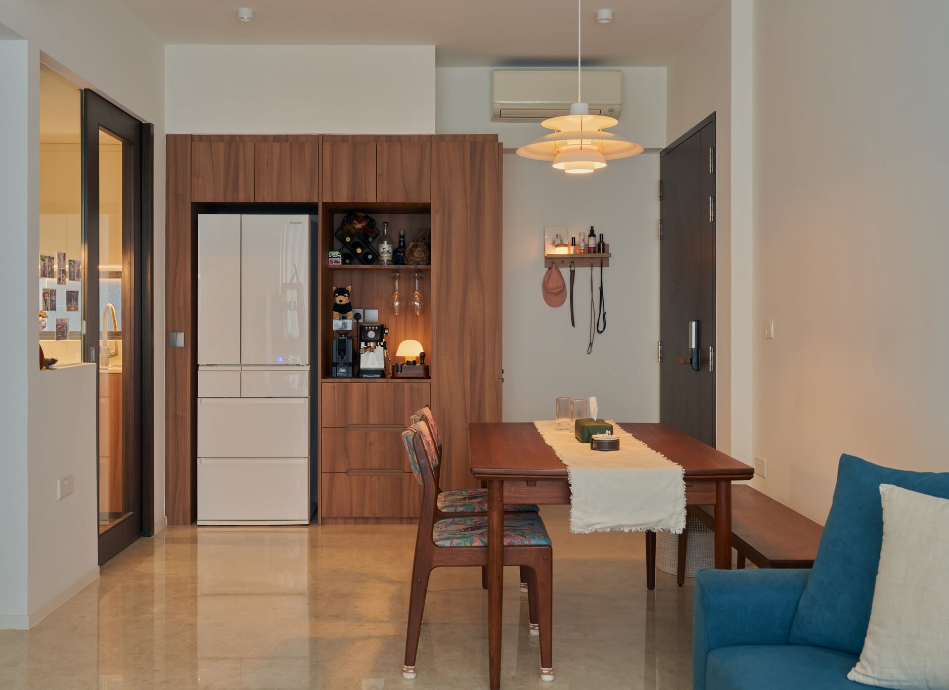 A Modern Vintage Home for A Couple and Their Retired Rescue Dog