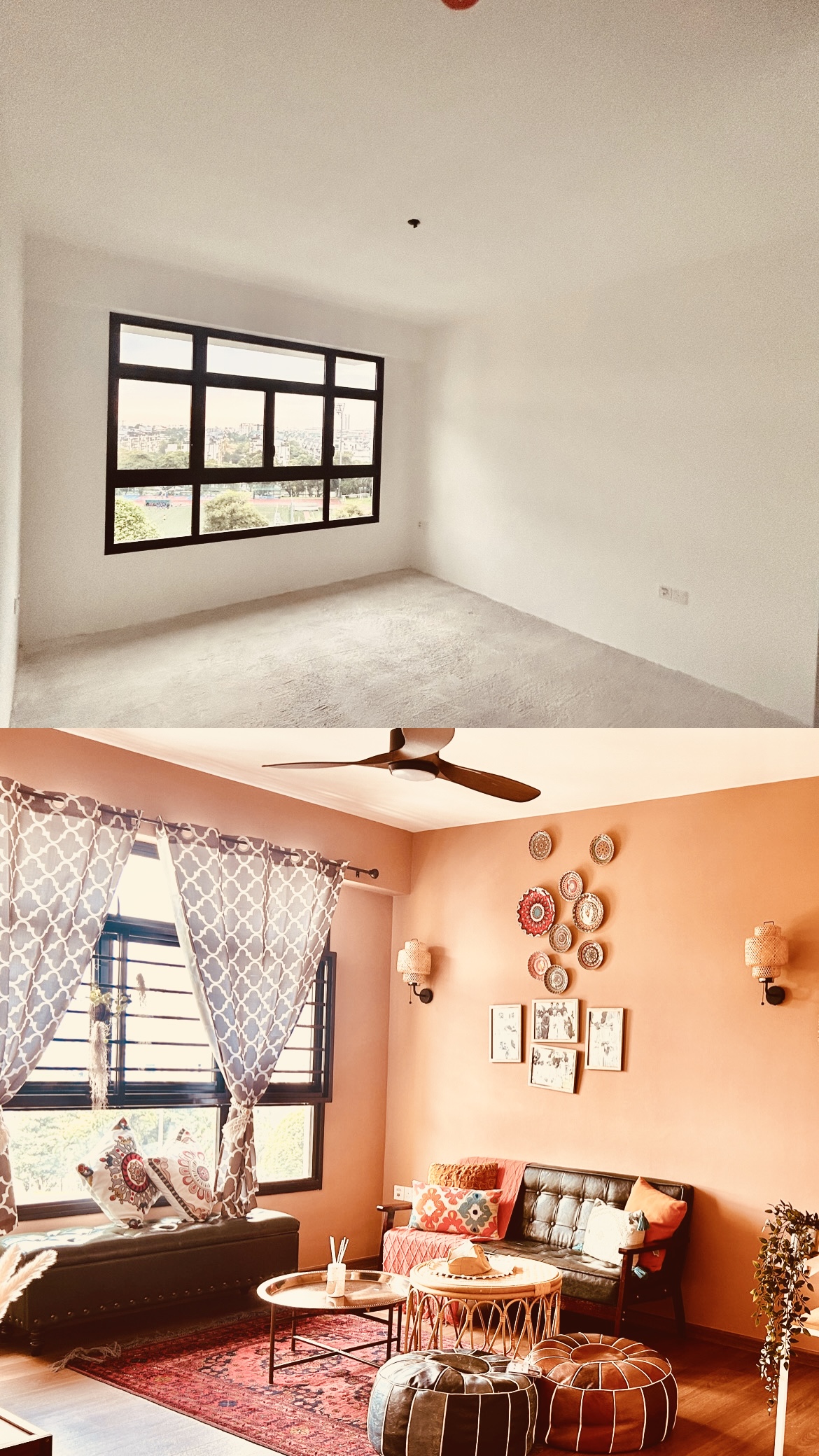 From BTO to Mediterranean-Boho oasis: A Cozy 4-Room Home