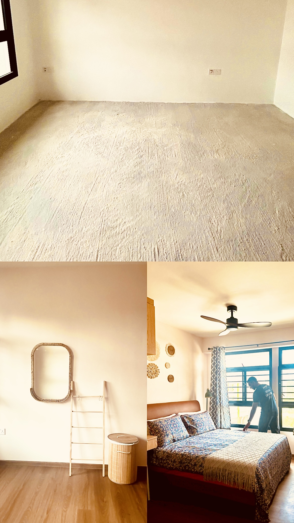 From BTO to Mediterranean-Boho oasis: A Cozy 4-Room Home