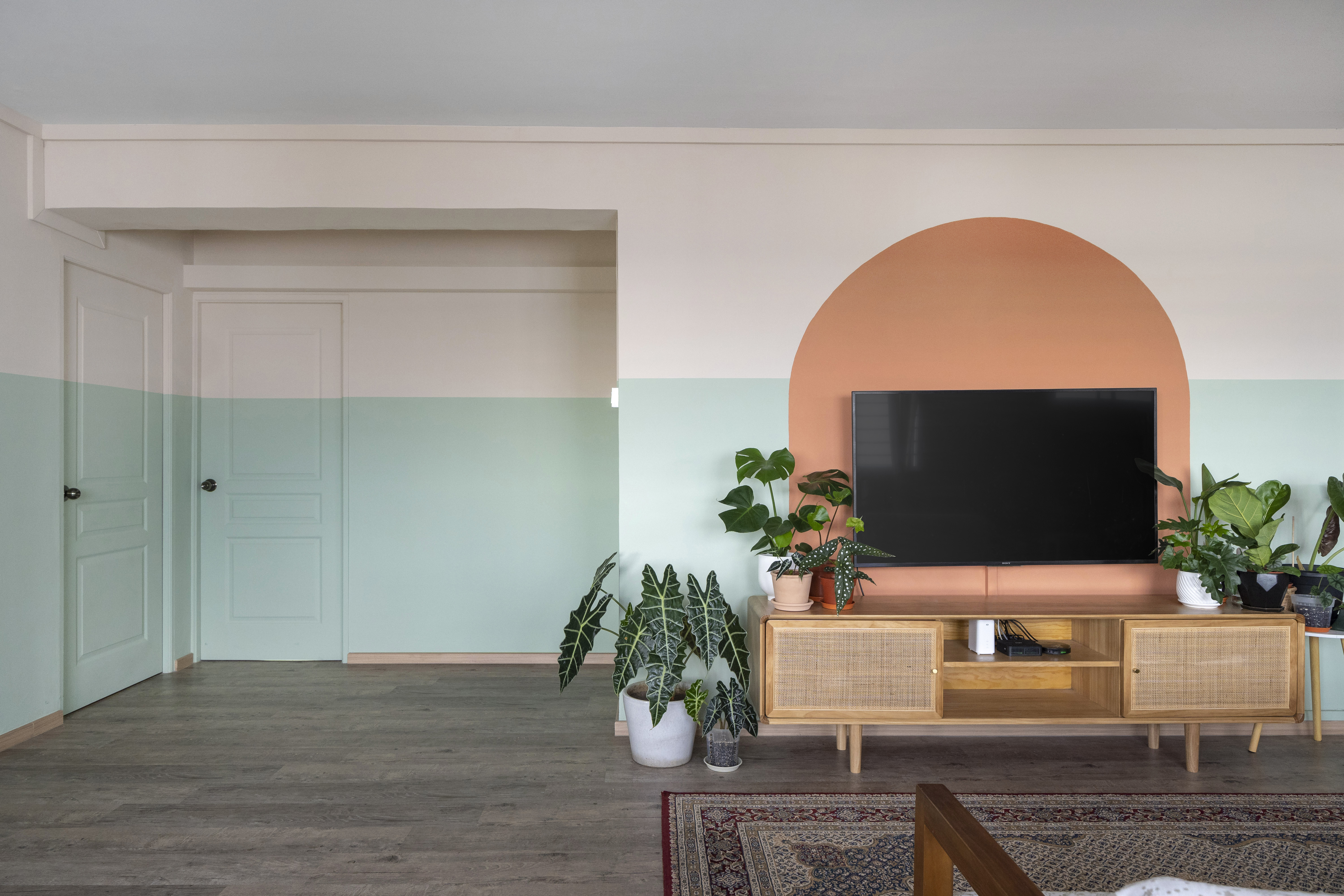 House Tour: Boho Chic and Colour Blocking for a Family of Six