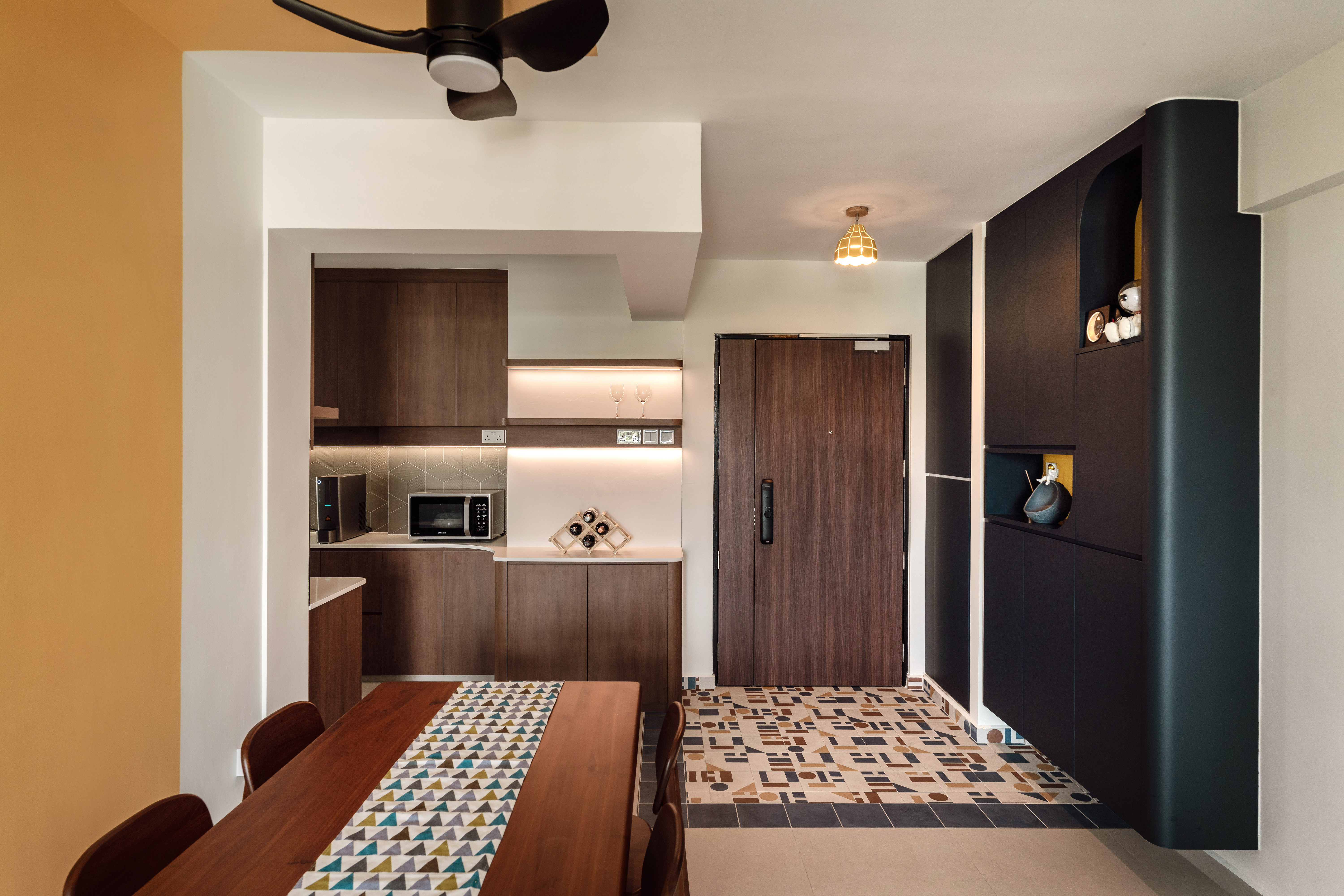 House Tour: A Mid-century Inspired 4-Room BTO with a Retro Flair