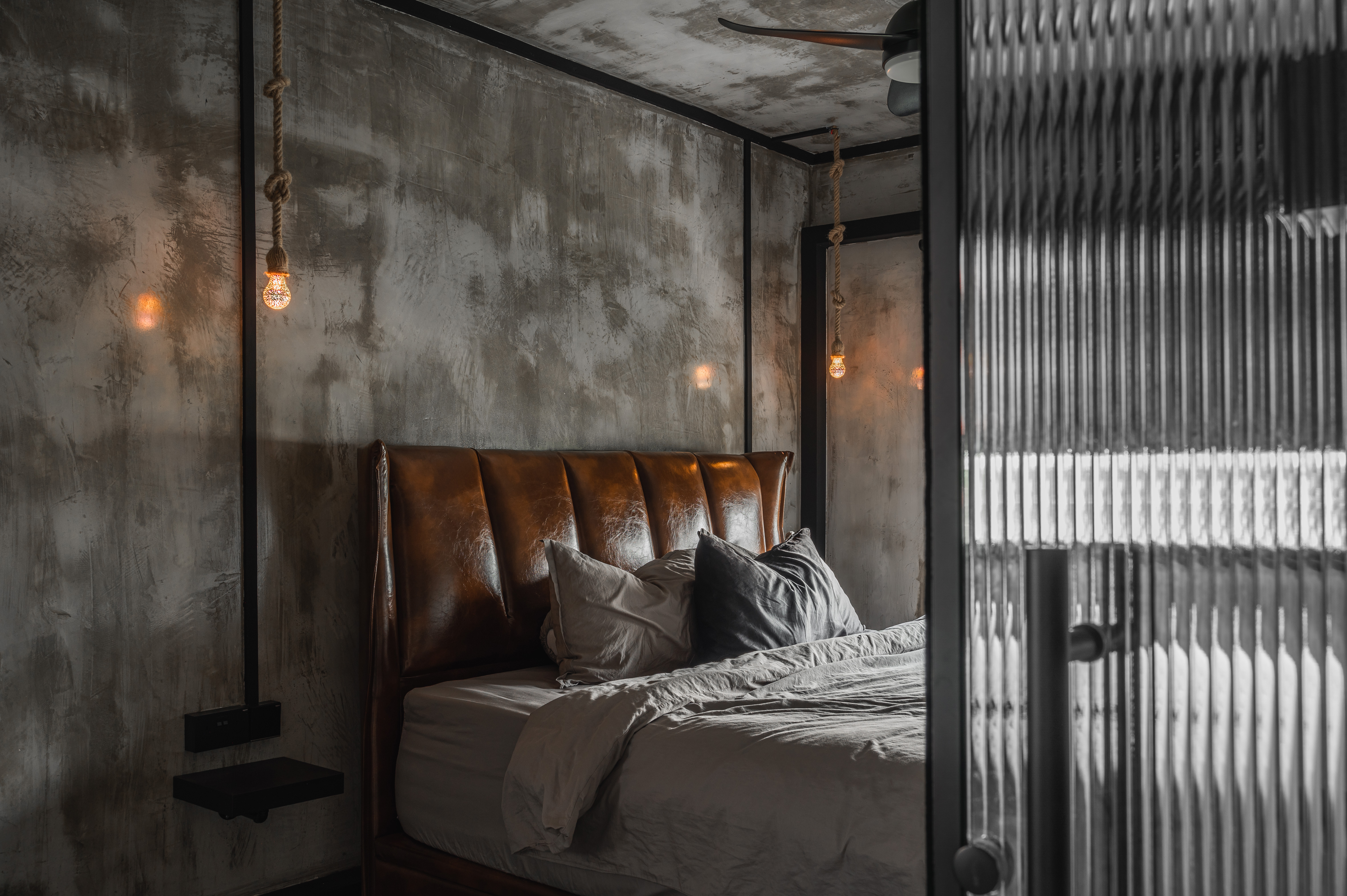 House Tour: Dark Hues Anchor This Modern Industrial Apartment