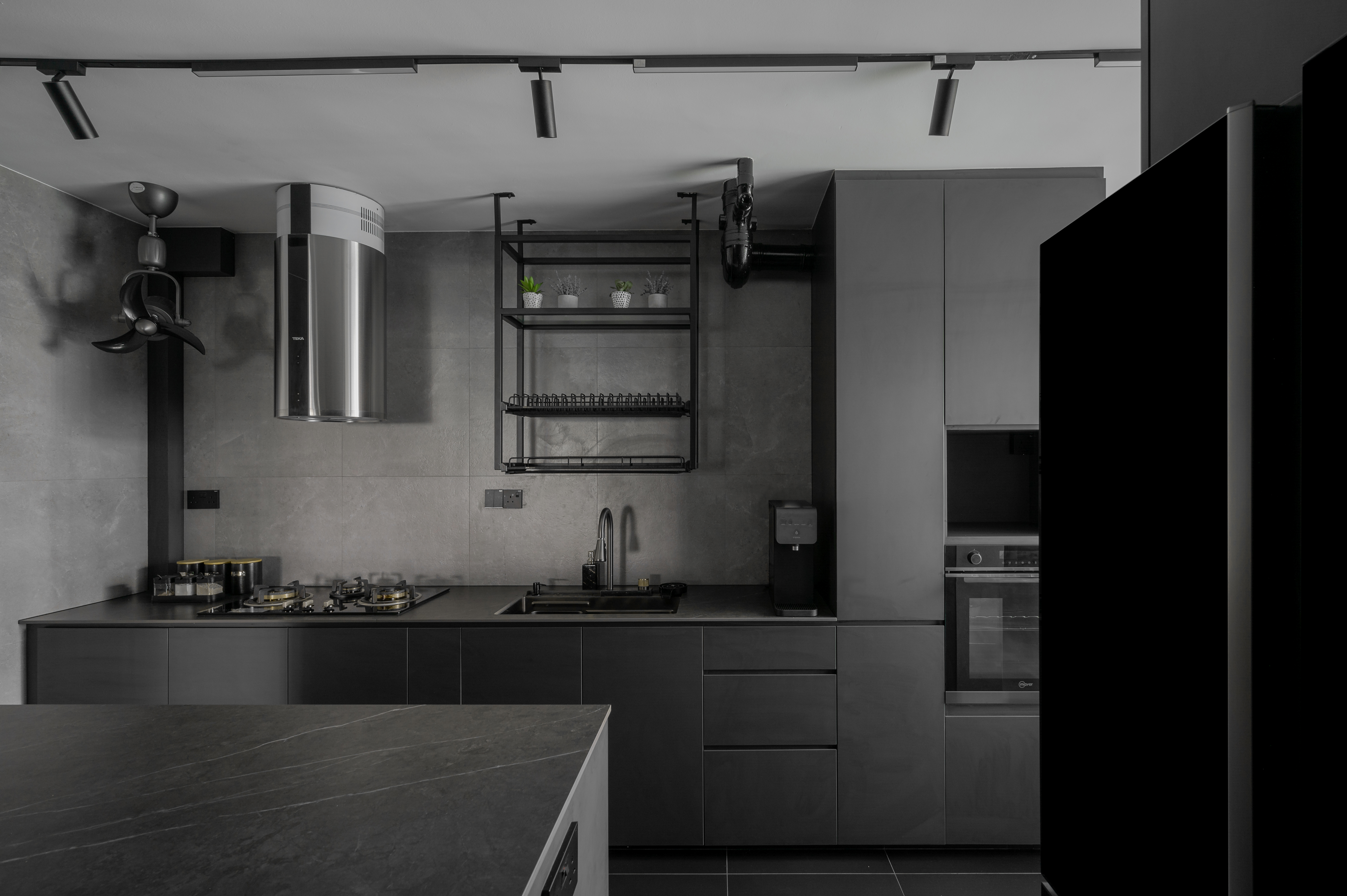 A Dark, Bold & Opulent Executive Apartment