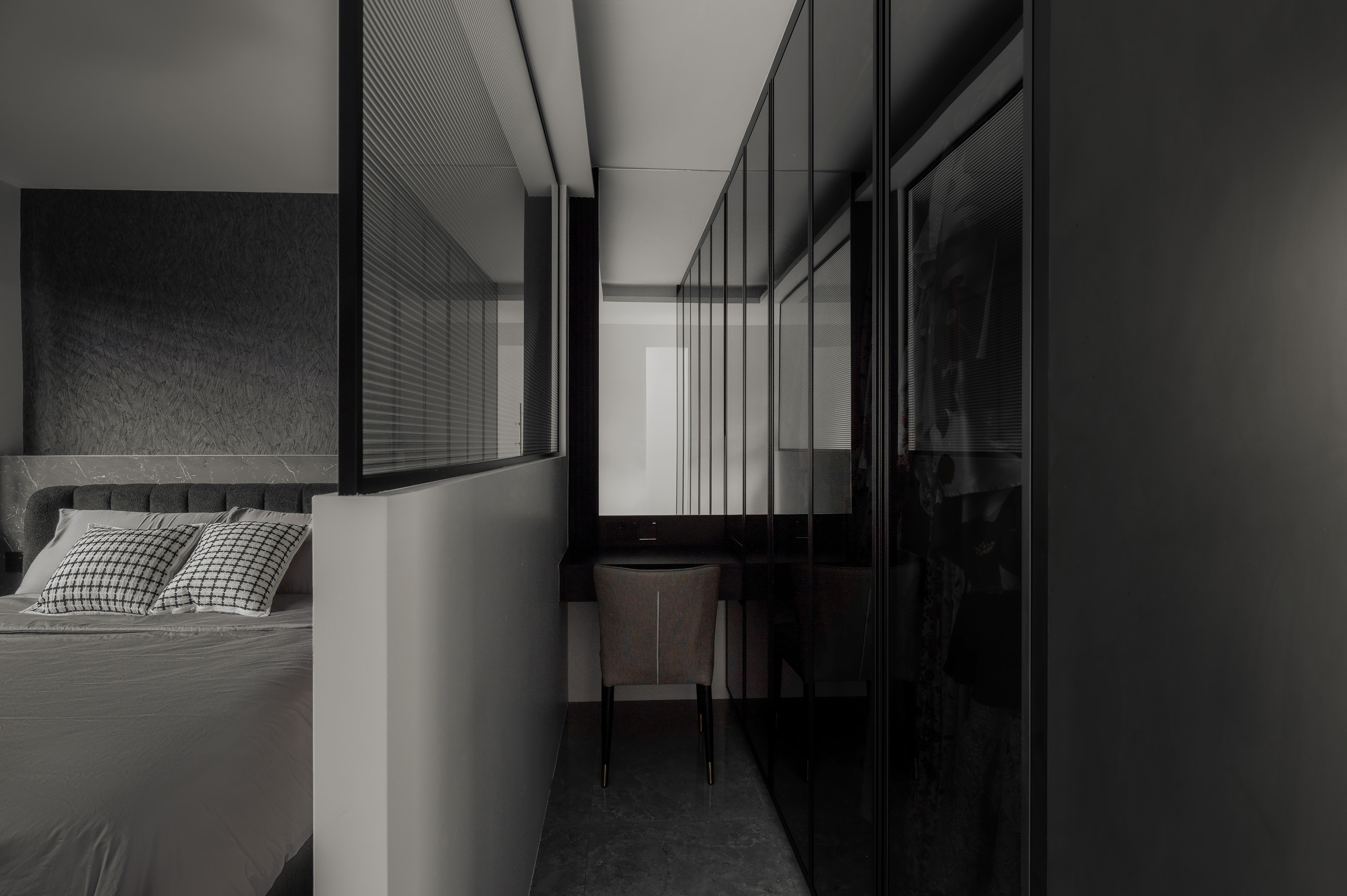 A Dark, Bold & Opulent Executive Apartment