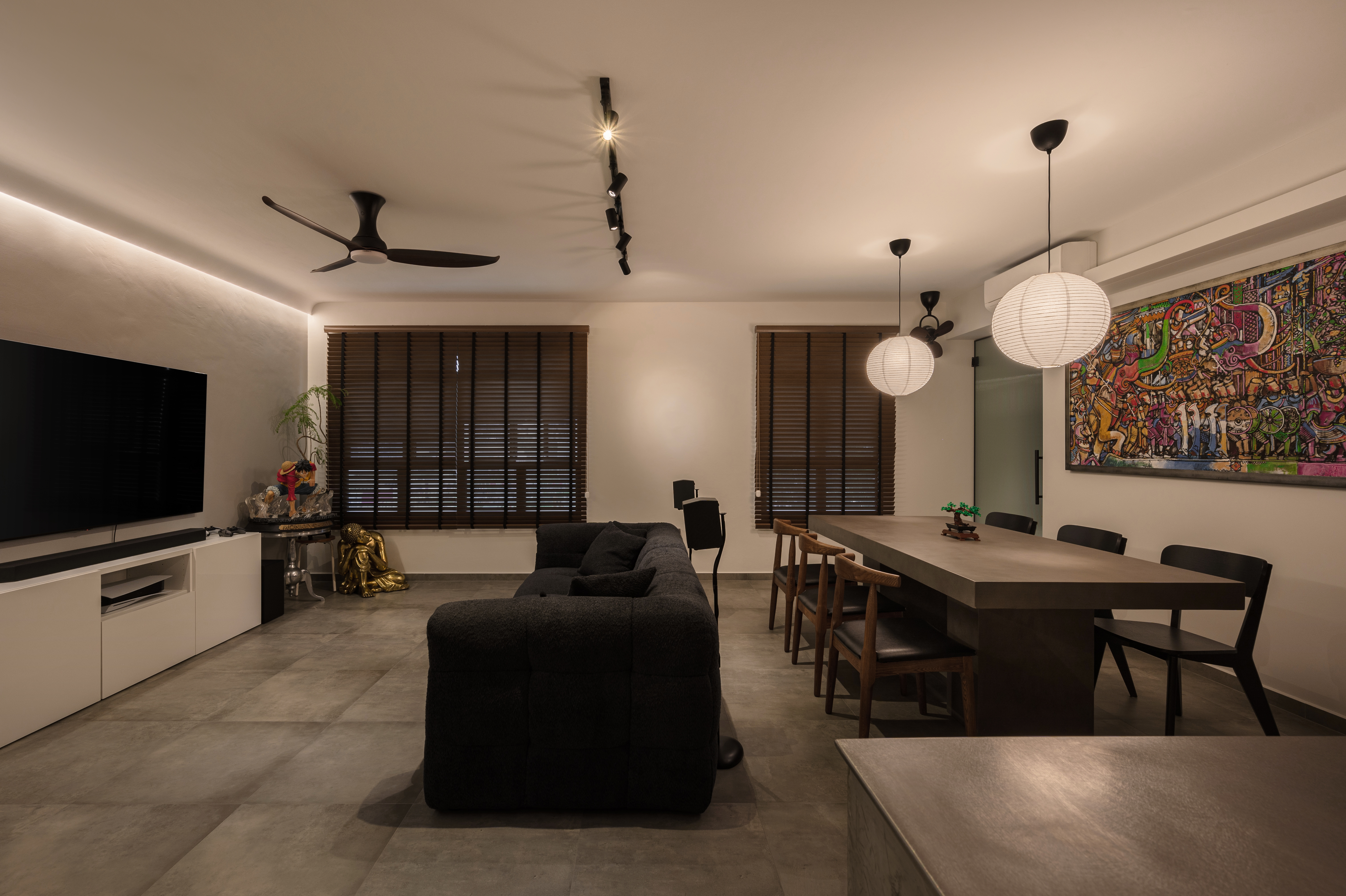 A Warm, Rustic Industrial 4-Room BTO in Kim Keat