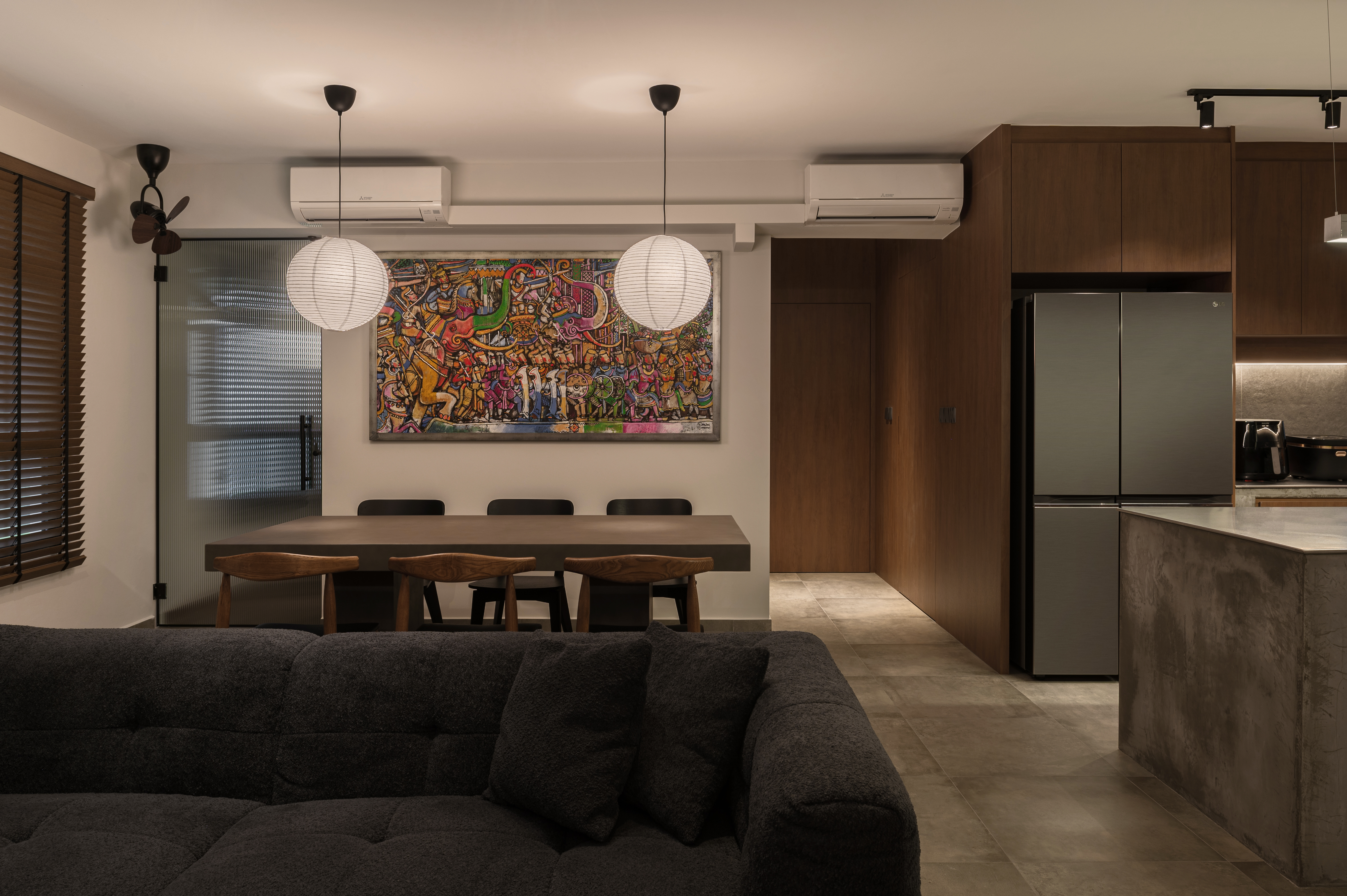 A Warm, Rustic Industrial 4-Room BTO in Kim Keat