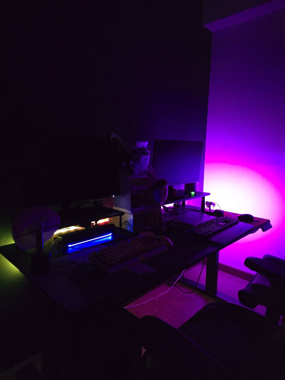 Our Dark-Toned Workspace with Pikachu