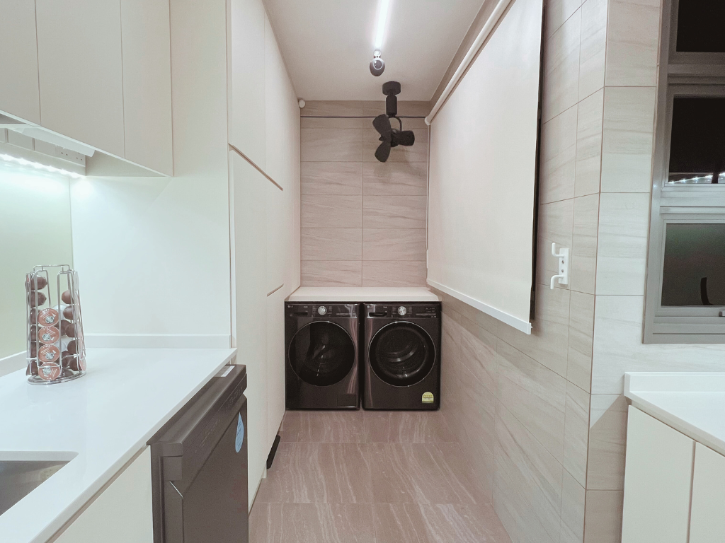 Laundry Area | Compact and Efficient | 5rm BTO in Tampines