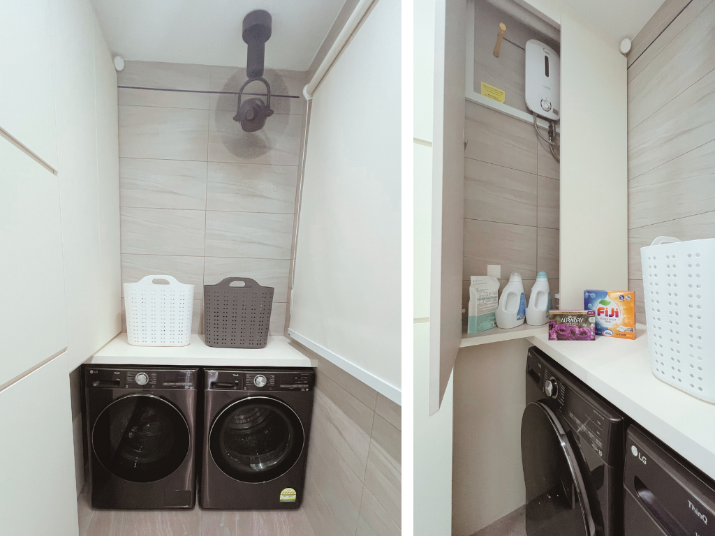 Laundry Area | Compact and Efficient | 5rm BTO in Tampines