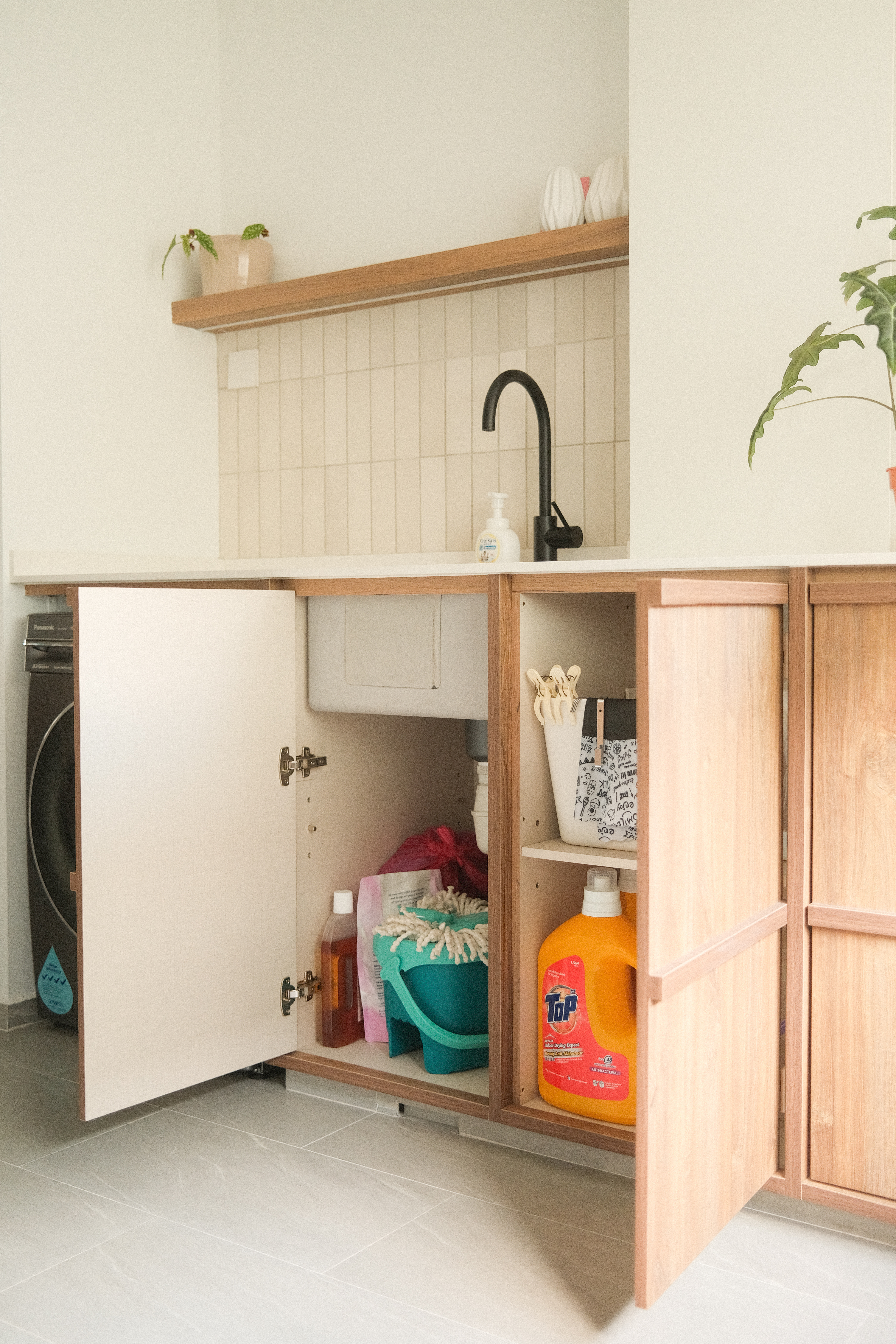 Making Laundry Days Effortless: A Peek Into Our Laundry Area